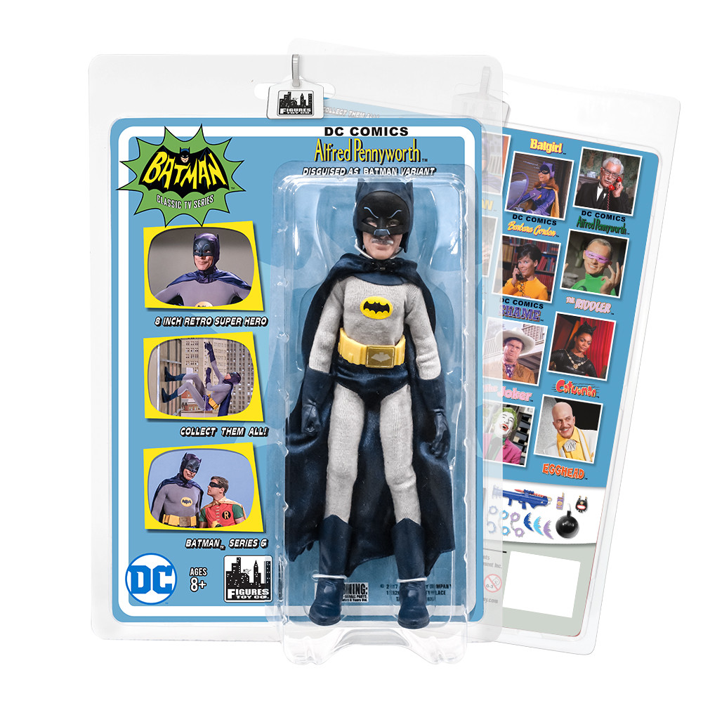 Batman 66 Classic TV Show 8 Inch Figures Series 6: Alfred Disguised as Batman