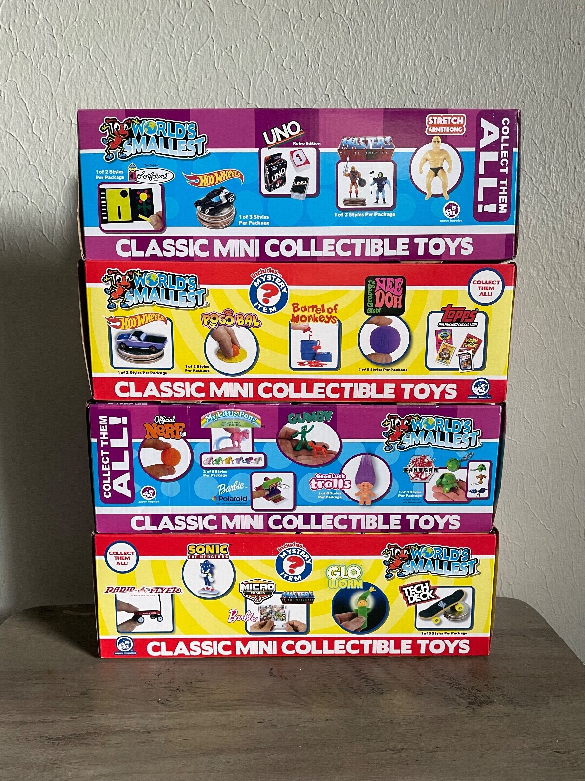 Pick & CHOOSE – World’s Smallest Toys Classic Mini Collectibles Blind Bag Box