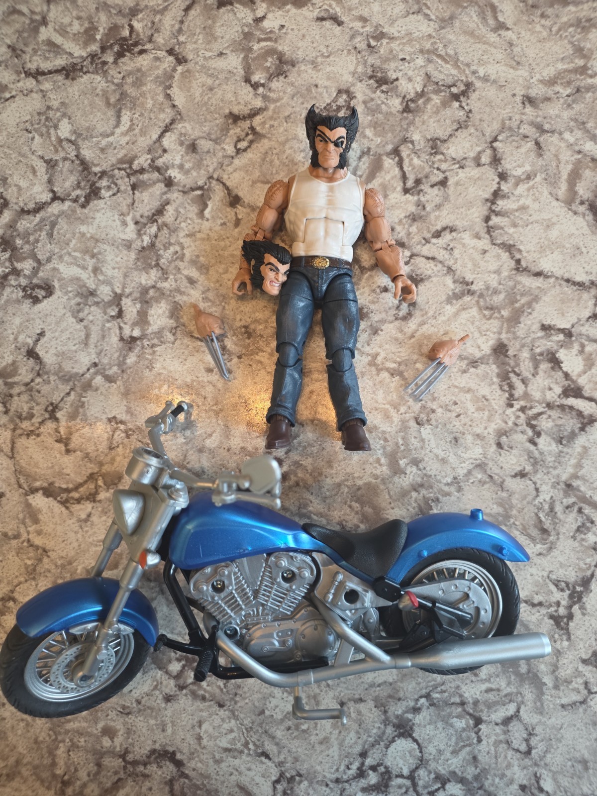 Marvel Legends Wolverine Rider Series w/Motorcycle Loose Complete