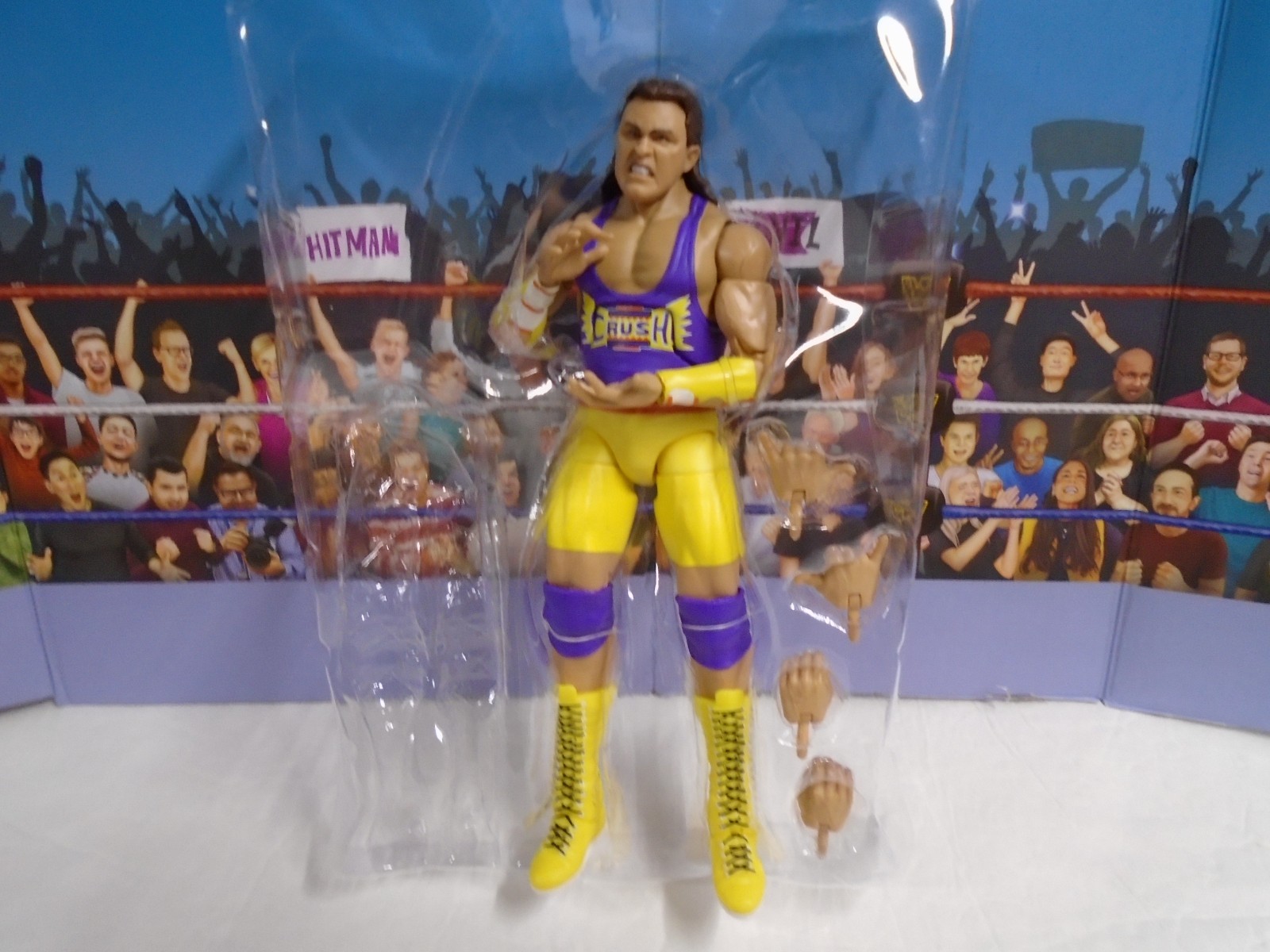 WWE Crush Elite Legends Series 31 figure in hand Brian Adams Kona Crush