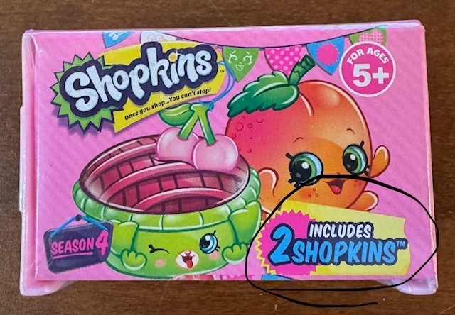 Shopkins Season 4 Blind Crate 2 Pack Lot of 2 New Sealed Ships FREE in the USA