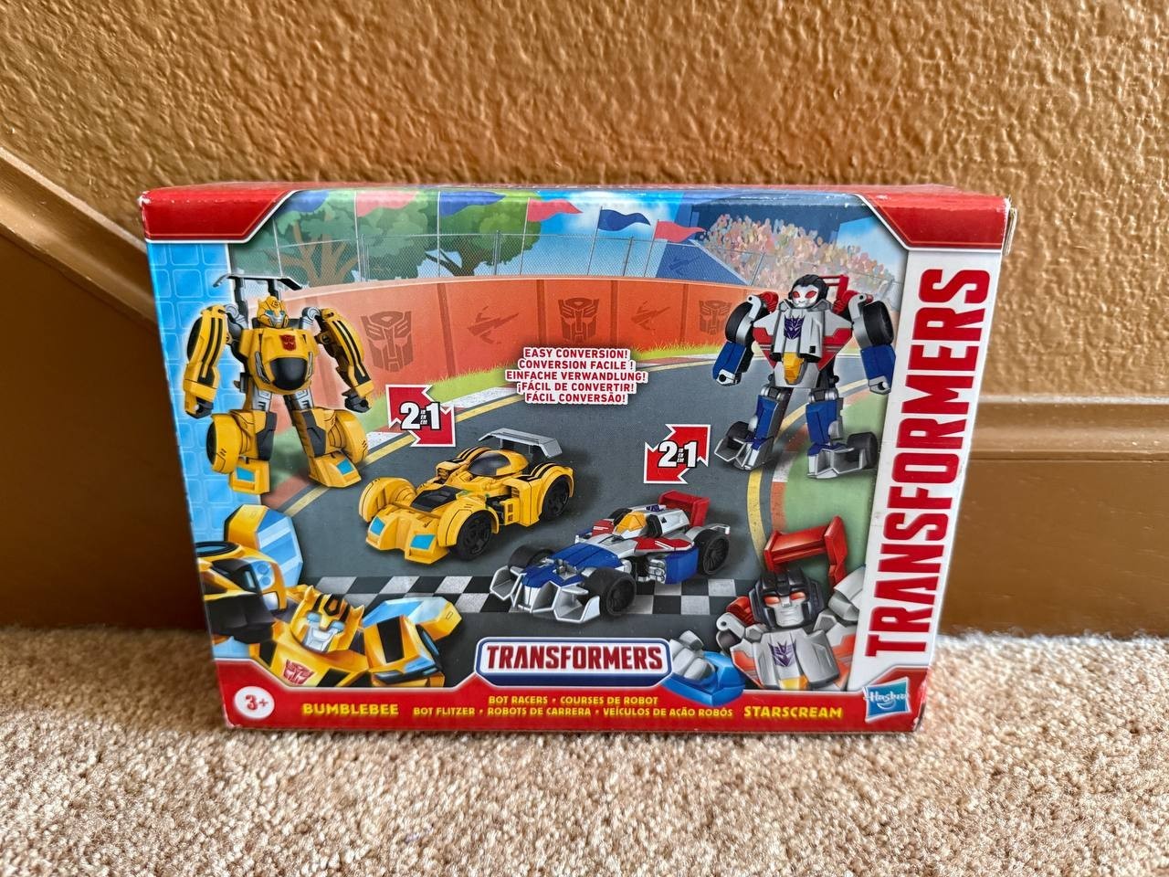 *NEW* TRANSFORMERS BUMBLEBEE & STARSCREAM BOT RACERS Hasbro Transformers – Rescu