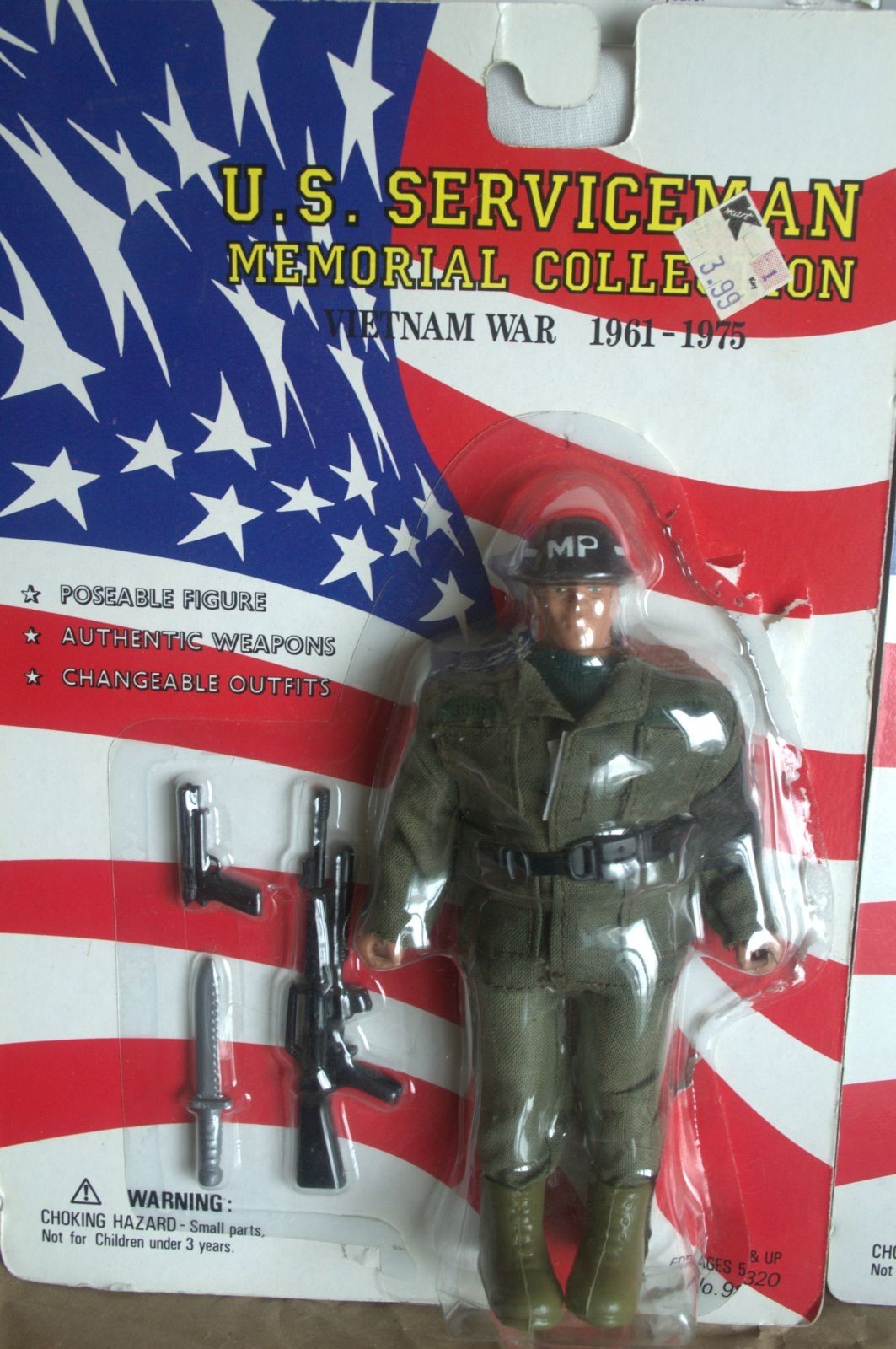 Free ship! U.S. Serviceman Vietnam Memorial Collection-Army, Navy, Airborne 1996