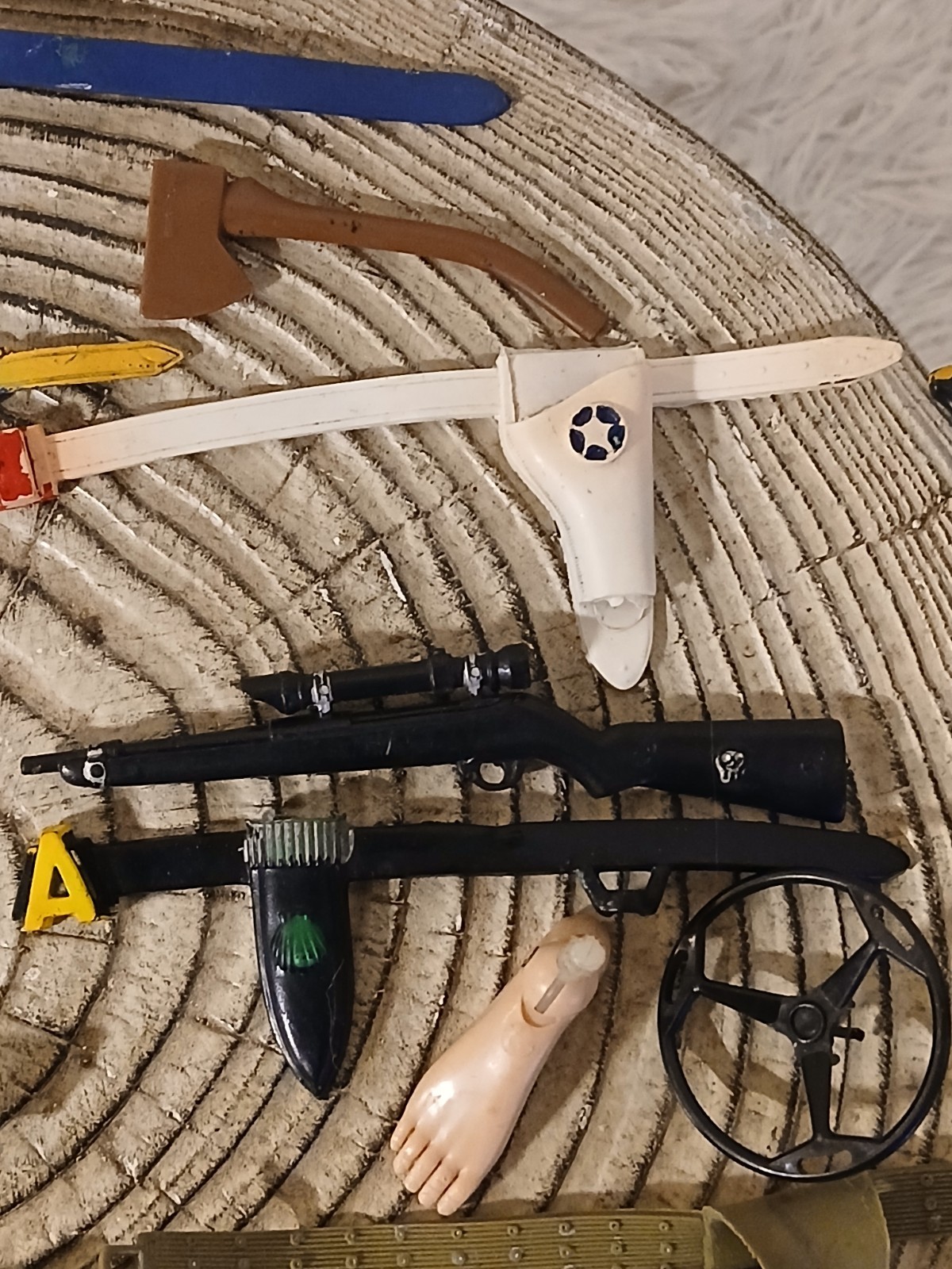 Vintage 1966 Ideal Captain Action Accessories parts lot