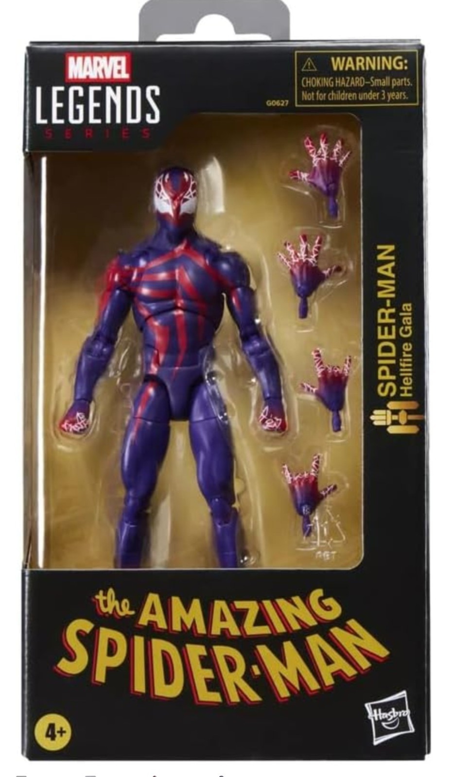Marvel Legends Series Spider-Man Hellfire Gala X-Men 6″ figure -small box damage