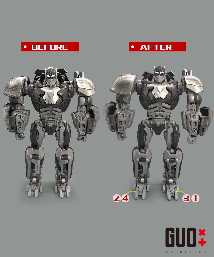 GO BETTER 3D DIY Upgrade Kit For STUDIO SERIES SS118 APELINQ SET