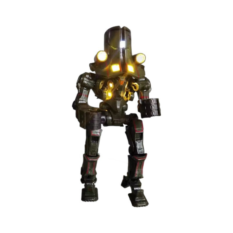 Cherno Alpha Jaeger 7″ Movable Action Figure w/LED Toy Statue Pacific Rim in Box