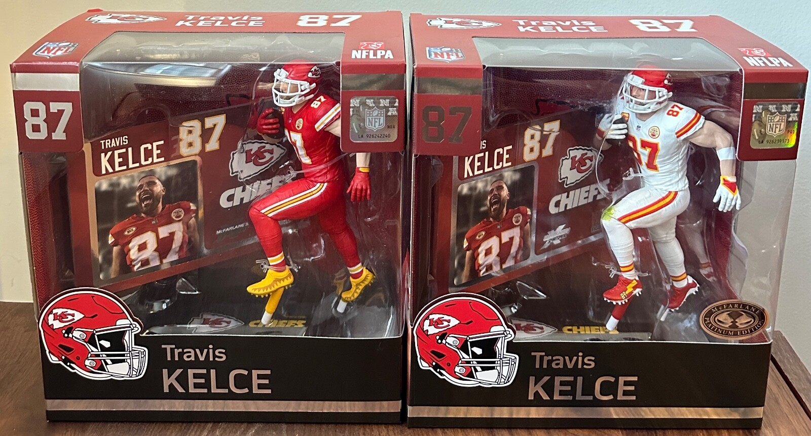 McFarlane Legacy SportsPicks Travis Kelce Chase Figure Lot KC Chiefs New
