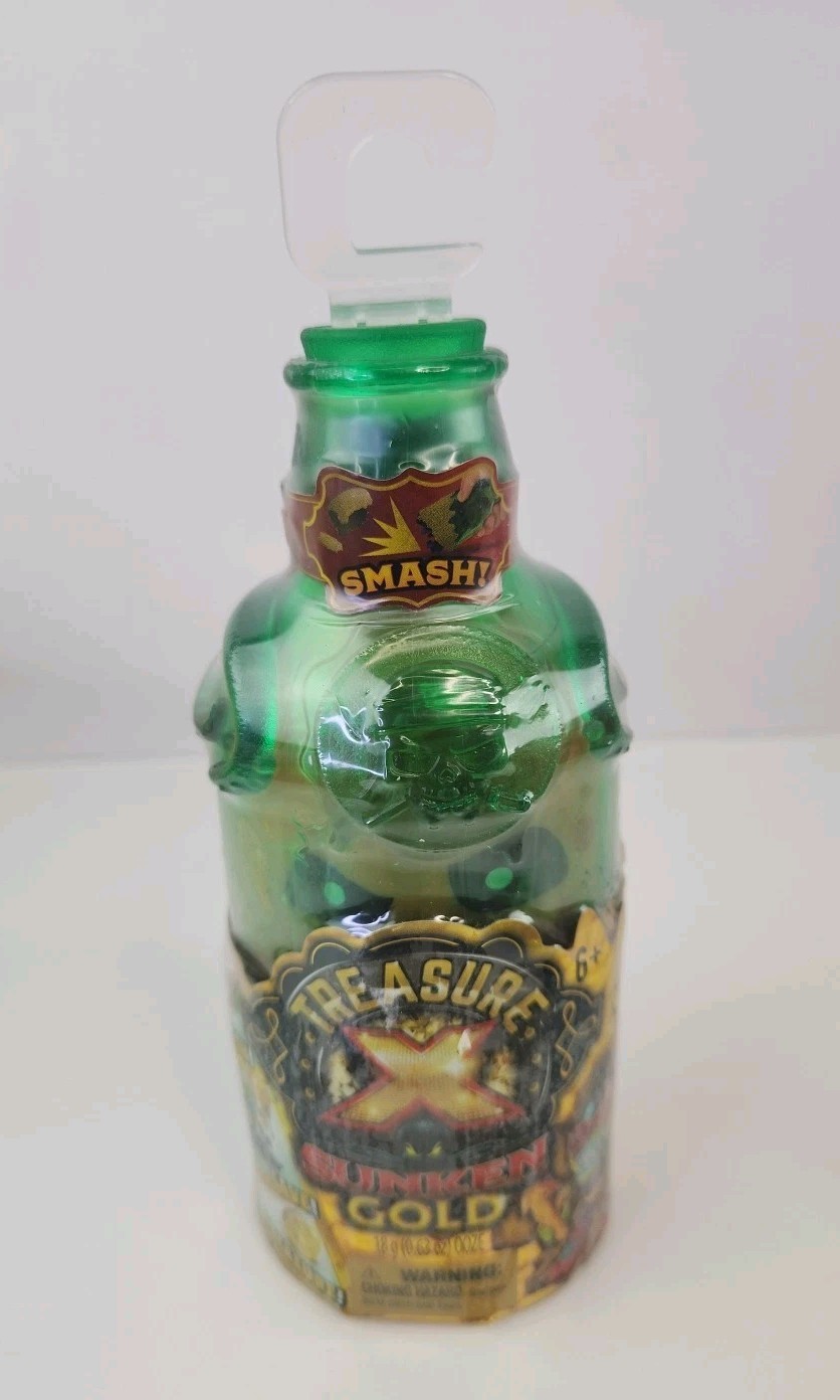 Treasure X Sunken Gold Bottle Smash Action Figure & Treasure Inside Real Gold ?