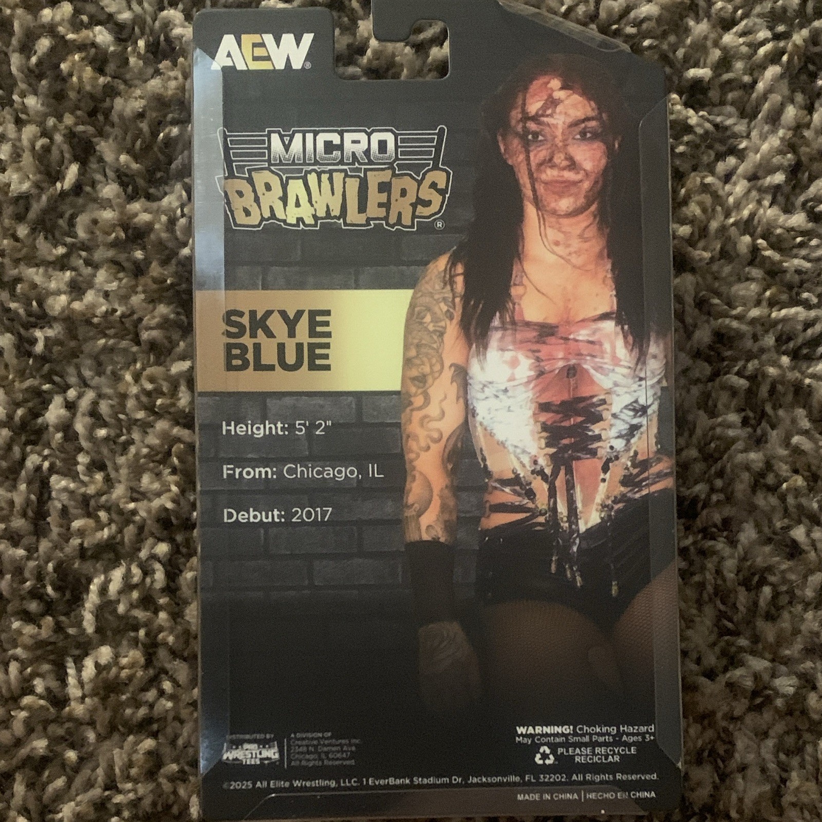 AEW Micro Brawlers Skye Blue Blood And Guts 2025