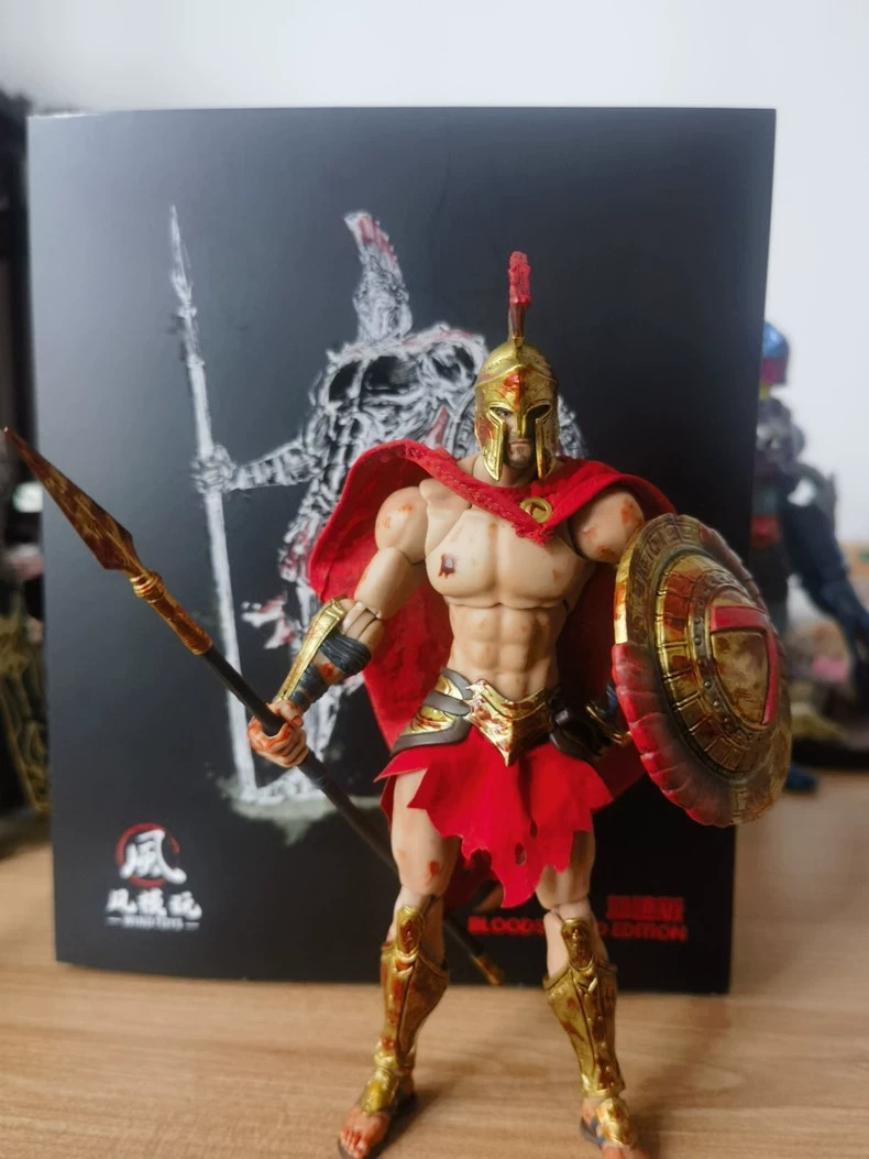 Wind FMW004 1/12 Spartan King-Leonidas I Action Figure Bloodstain Ver.Stock