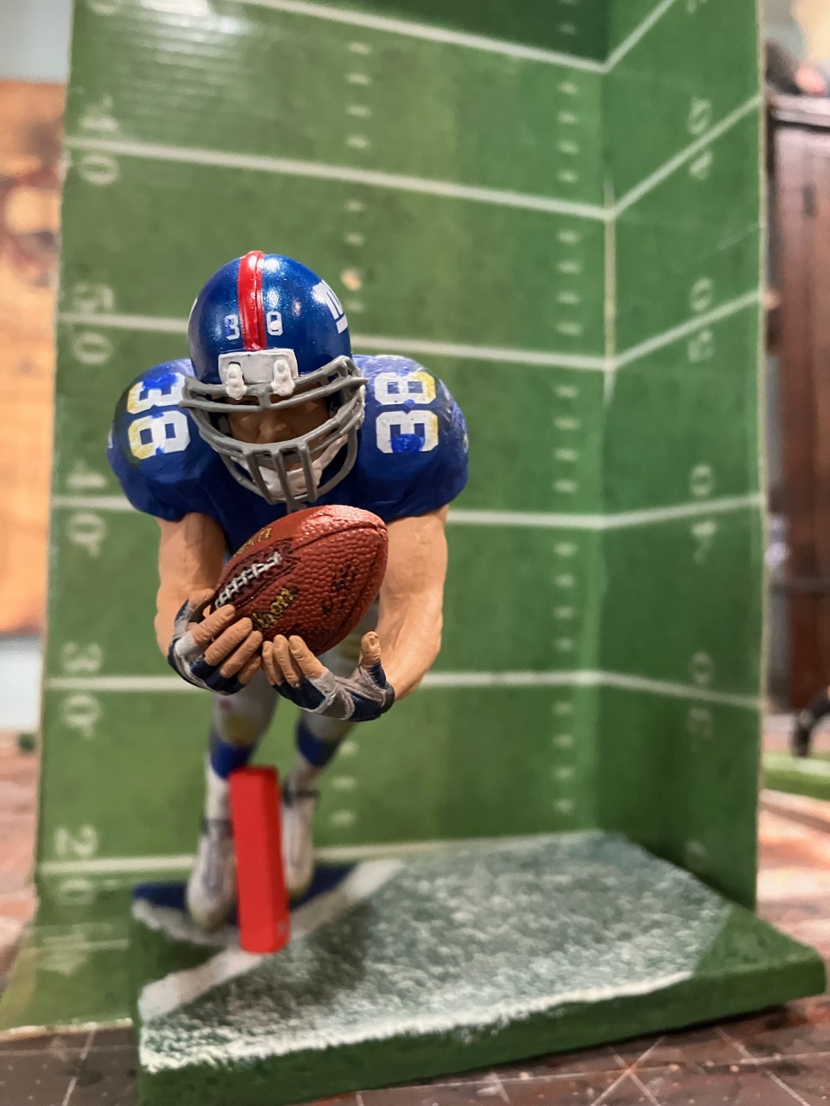 mcfarlane football figure custom NEW YORK GIANTS BOB TUCKER 6″