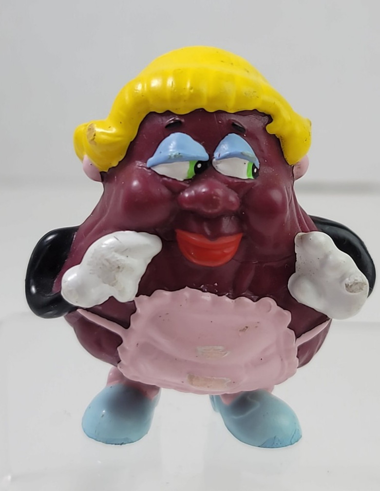 Vtg 1980s California Raisins Mama Lulu Arborman PVC Figure 2.5″ Applause Wear