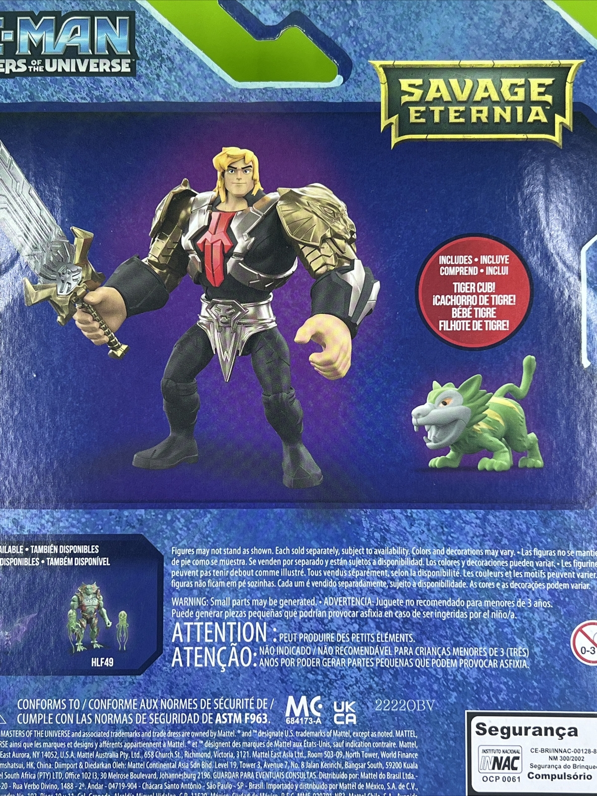 He-Man Masters of the Universe Savage Eternia HE-MAN Figure Tiger Cub Netflix US