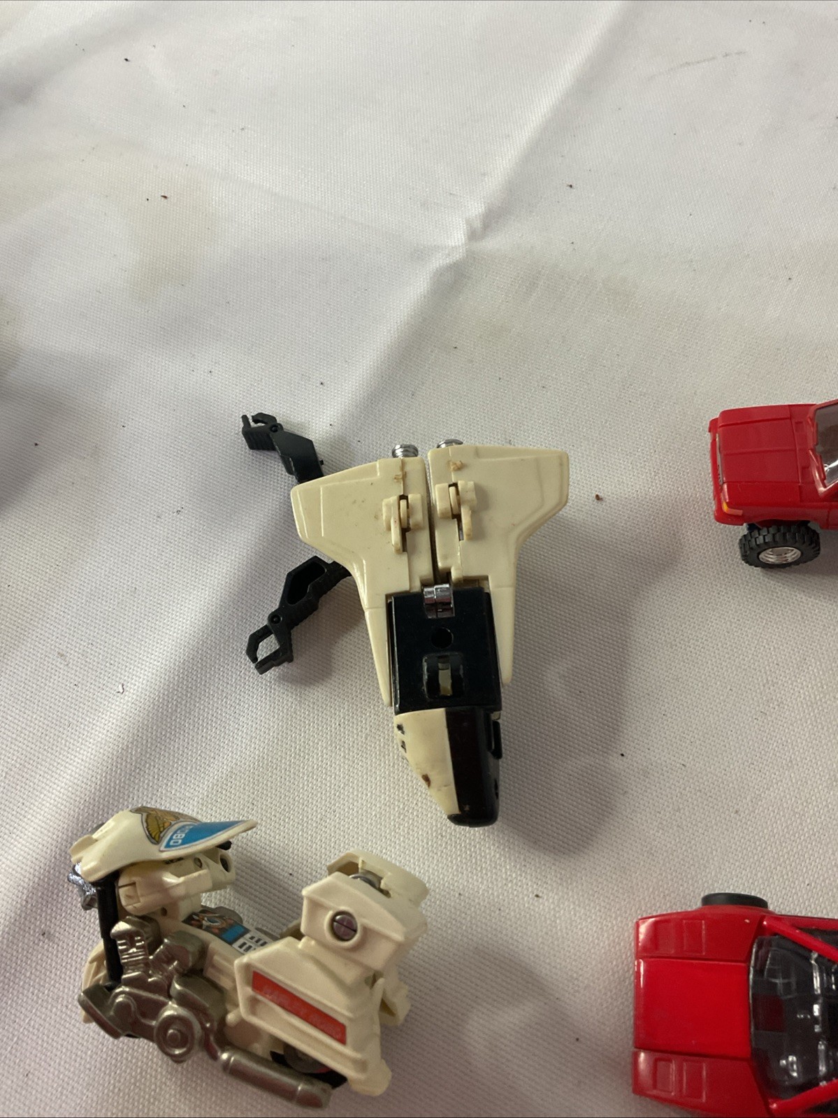 1980s Gobots Lot Of 4 Harley Robo Lamborghini Small Foot Turbo Shuttle