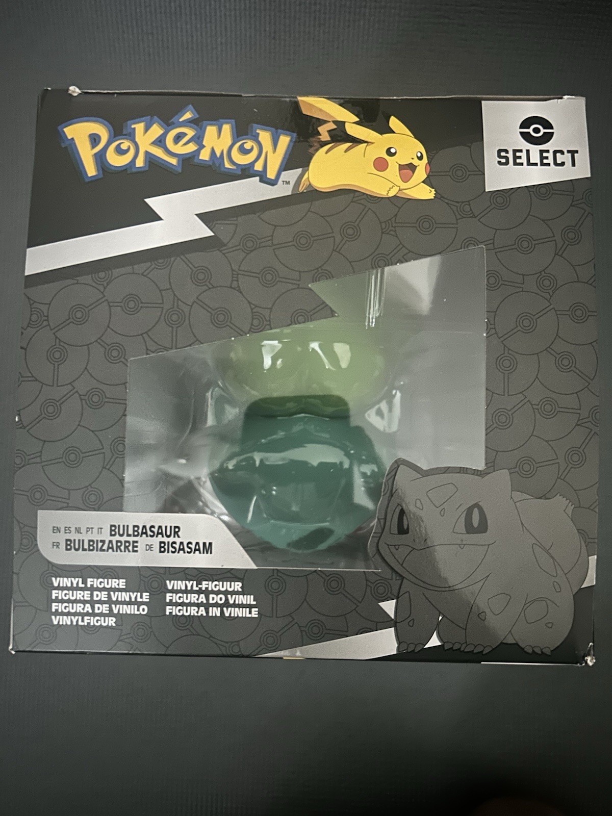 Pokemon Bulbasaur Select Vinyl Figure – 8-Inch Figure Made from Vinyl