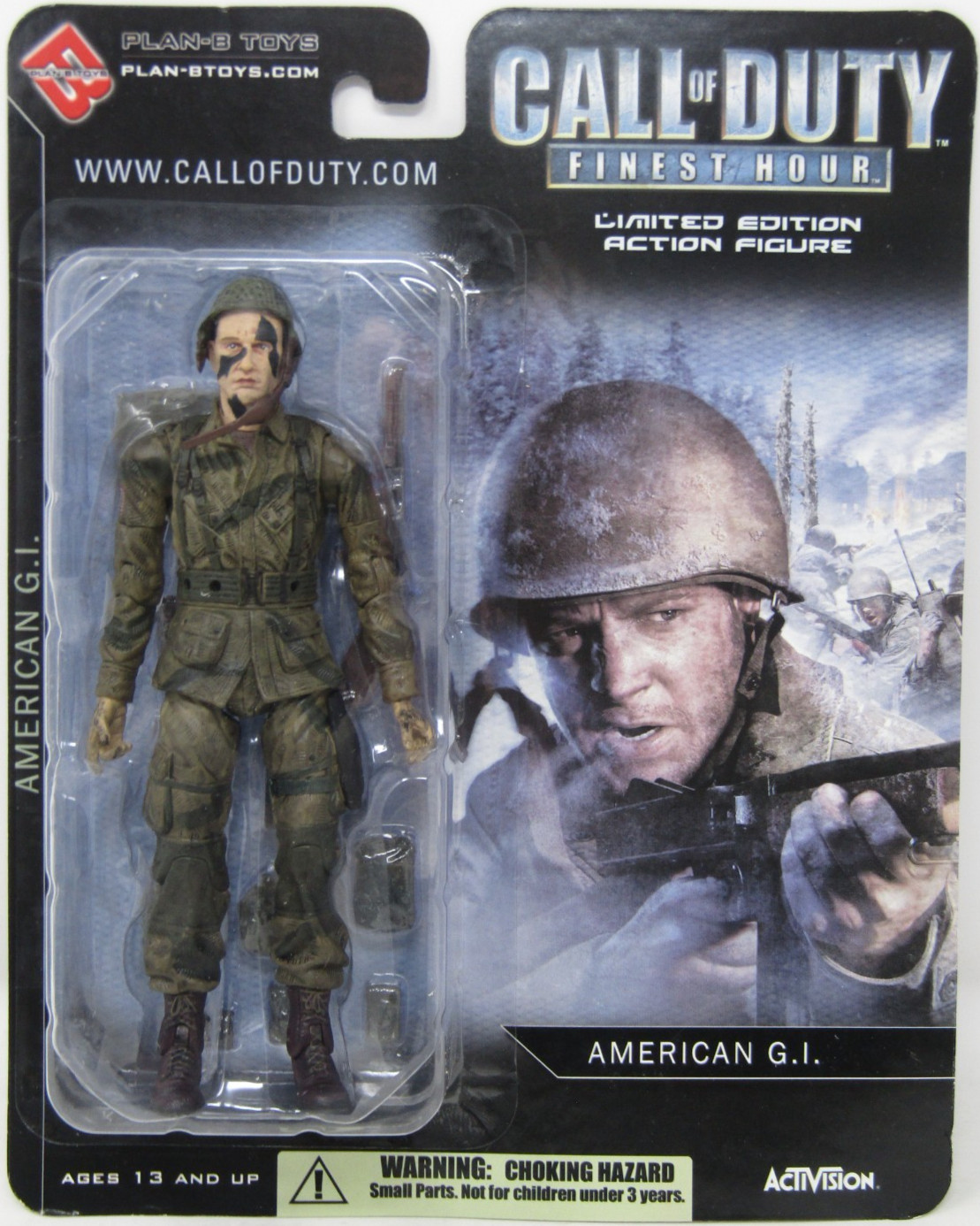 Activision Call of Duty Finest Hour American G.I. Limited Edition Action Figure