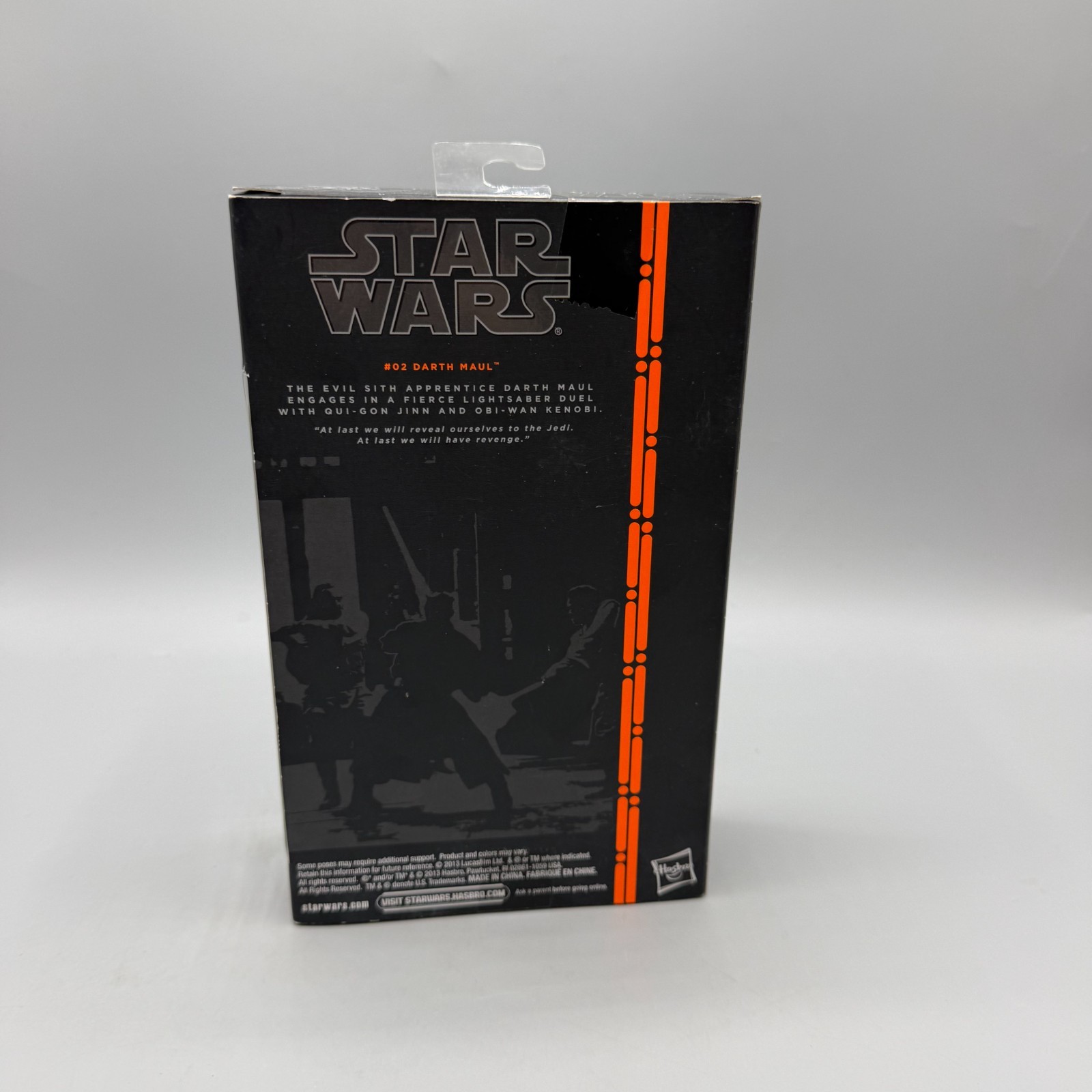 Star Wars Black Series Darth Maul 6″ Action Figure Orange Line #02 New Sealed