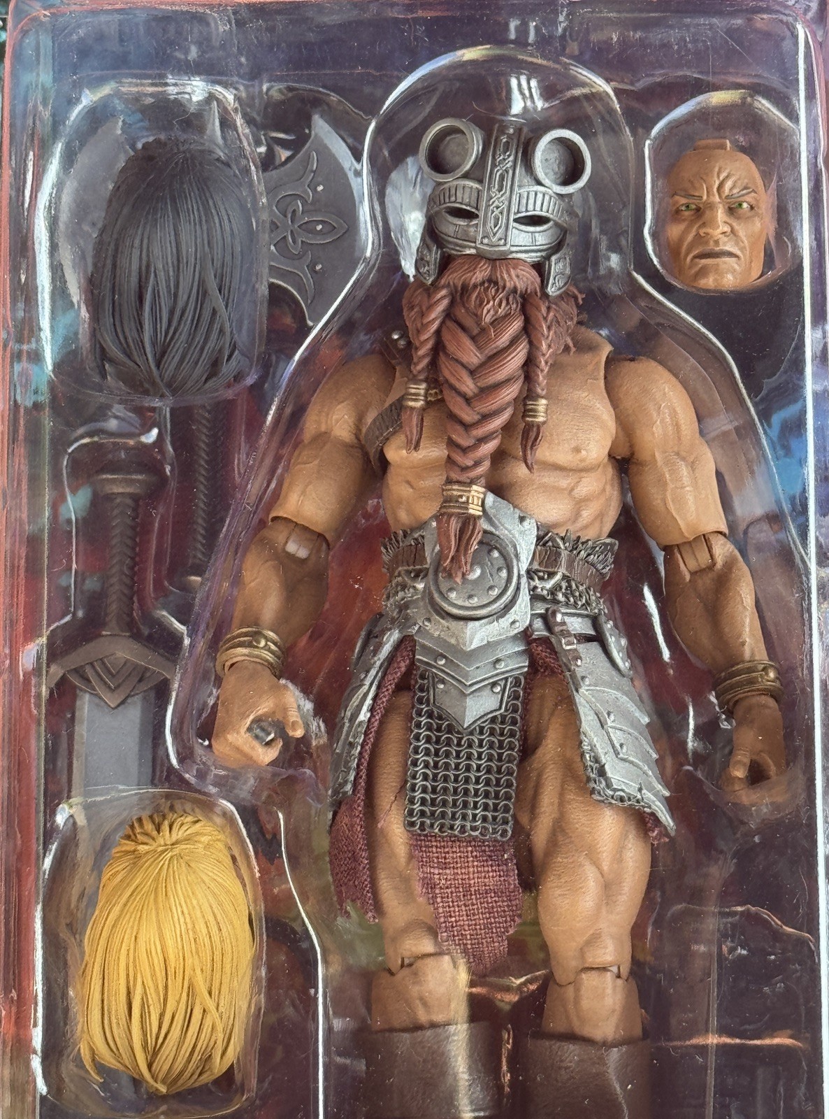 2025 Mythic Legions Legendary Barbarian Exclusive Fig Conan He-Man Thundarr USED