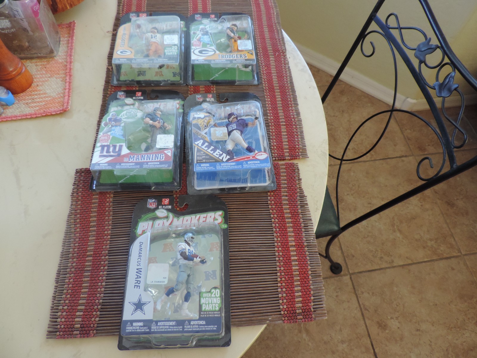NFL PLAYMAKERS: BRADY, WILSON, BRYANT, LUCK, MANNING, TEBOW, ALLEN, FLACCO, WARE