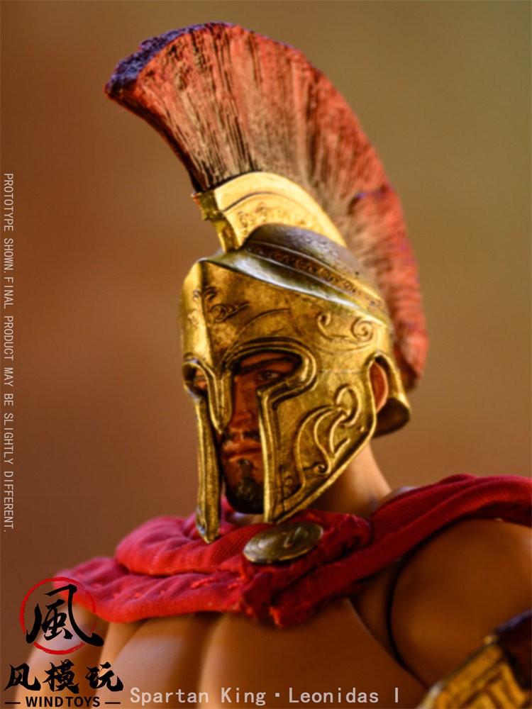 Wind Toys 1/12 King Leonidas I of Sparta 6″ Male Action Figure Bloodstained Doll