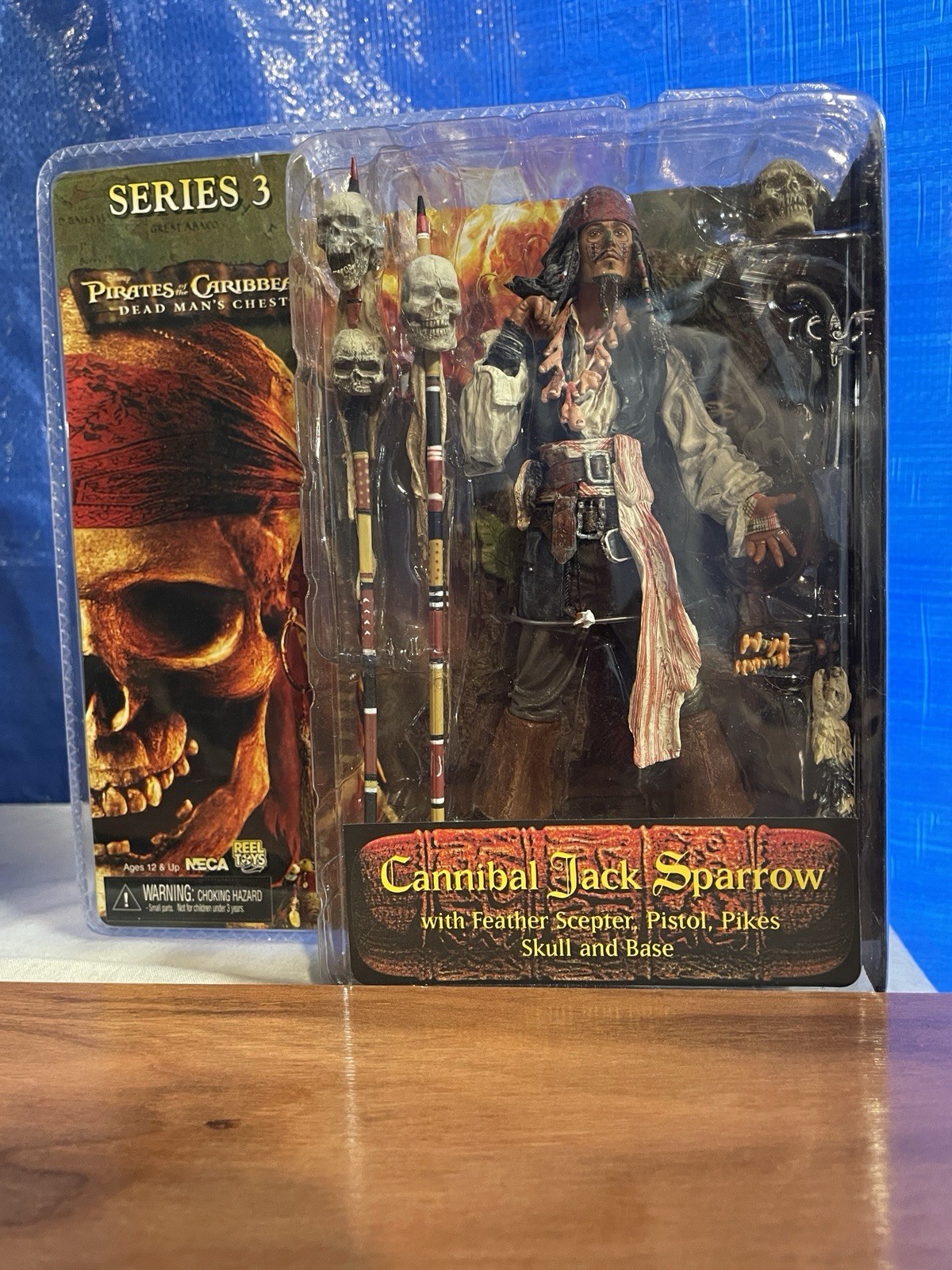 NECA Pirates of the Caribbean Dead Man’s Chest Cannibal Jack Sparrow Figure