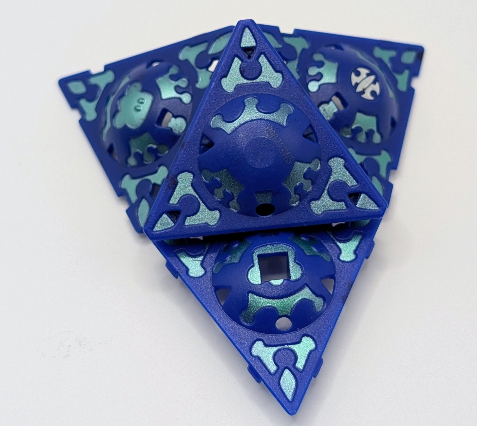 Bakugan Aquos Tripod Epsilon Blue Pyramid Trap New Vestroia W/Card RARE