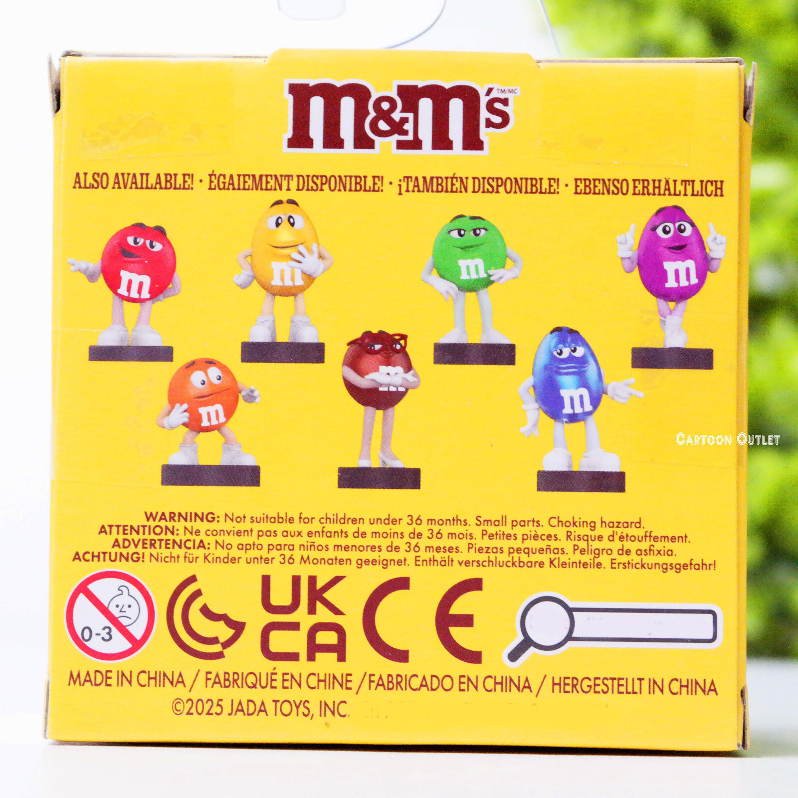 Jada M&M’s Blue Character 3″ Die Cast Figure Metalfigs Collectible M&M New