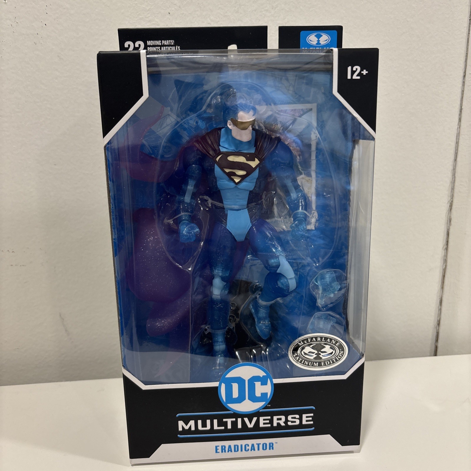 ERADICATOR SUPERMAN 7″ Figure, McFarlane Toys Platinum Edition Variant, New MIB