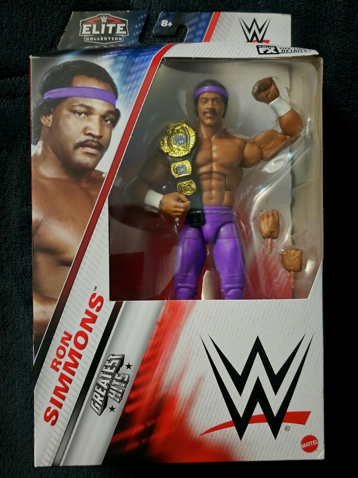 Ron Simmons 6″ WWE Elite Collection Greatest Hits Series 7 W/ Championship Belt