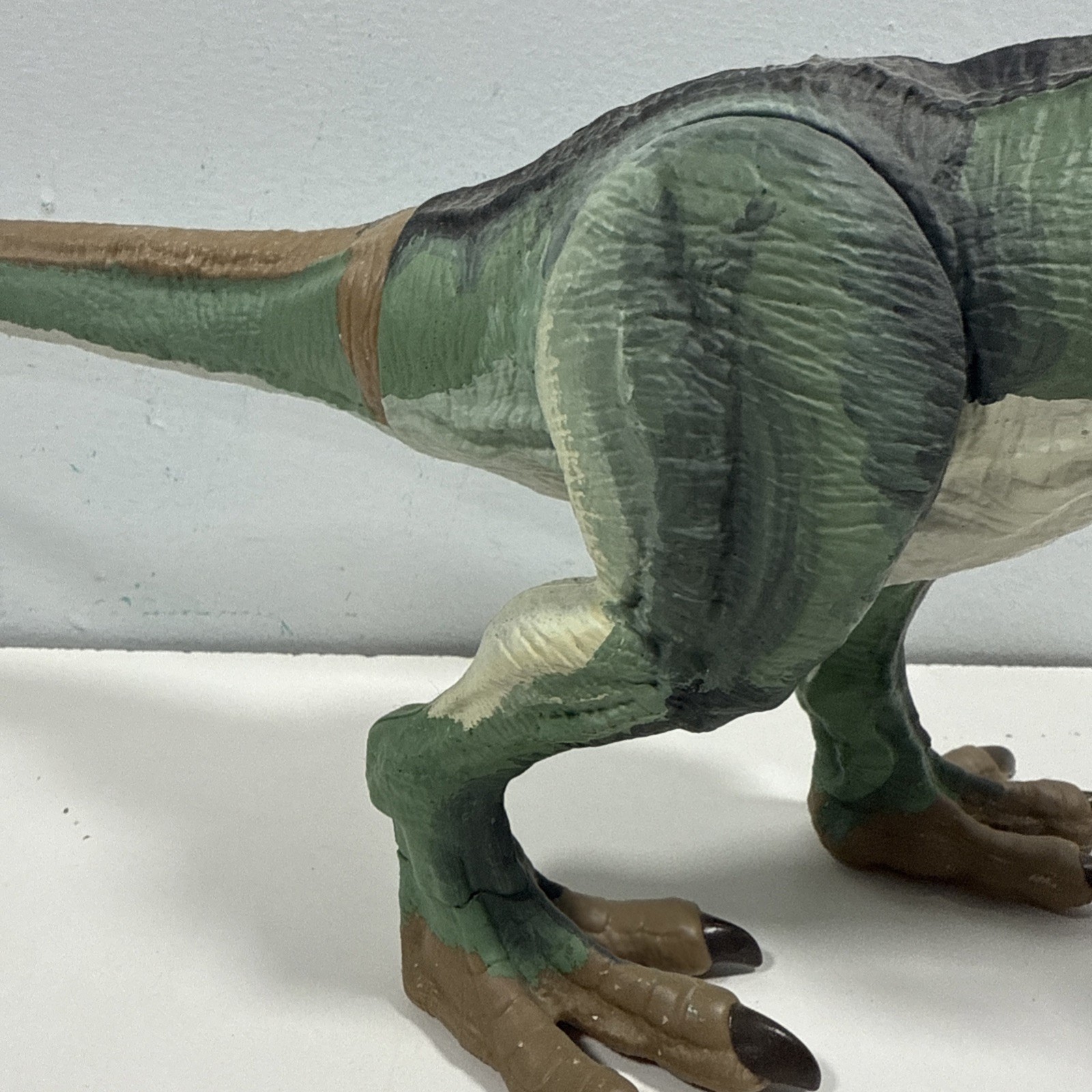 Custom Mattel Jurassic World Bull Buck T-Rex Rebirth Inspired Green Rex Escape