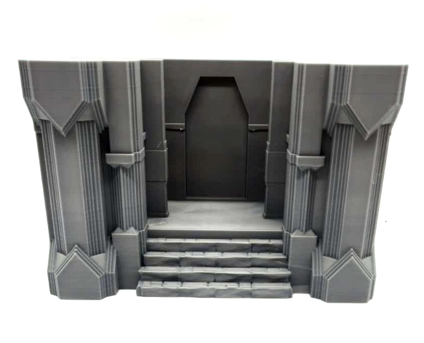 1:18 Scale Dwarven Gate Diorama Ruins Display For Mythic Legions Action Figures