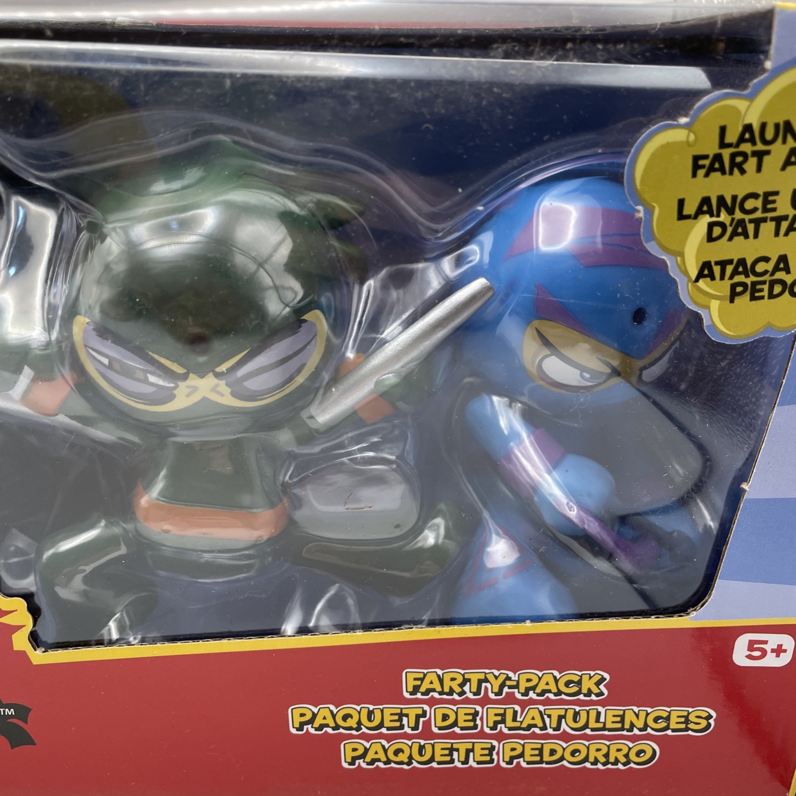 🔥 NEW🔥 Fart Ninjas 5-Pack Action Figures with Funny Sounds
