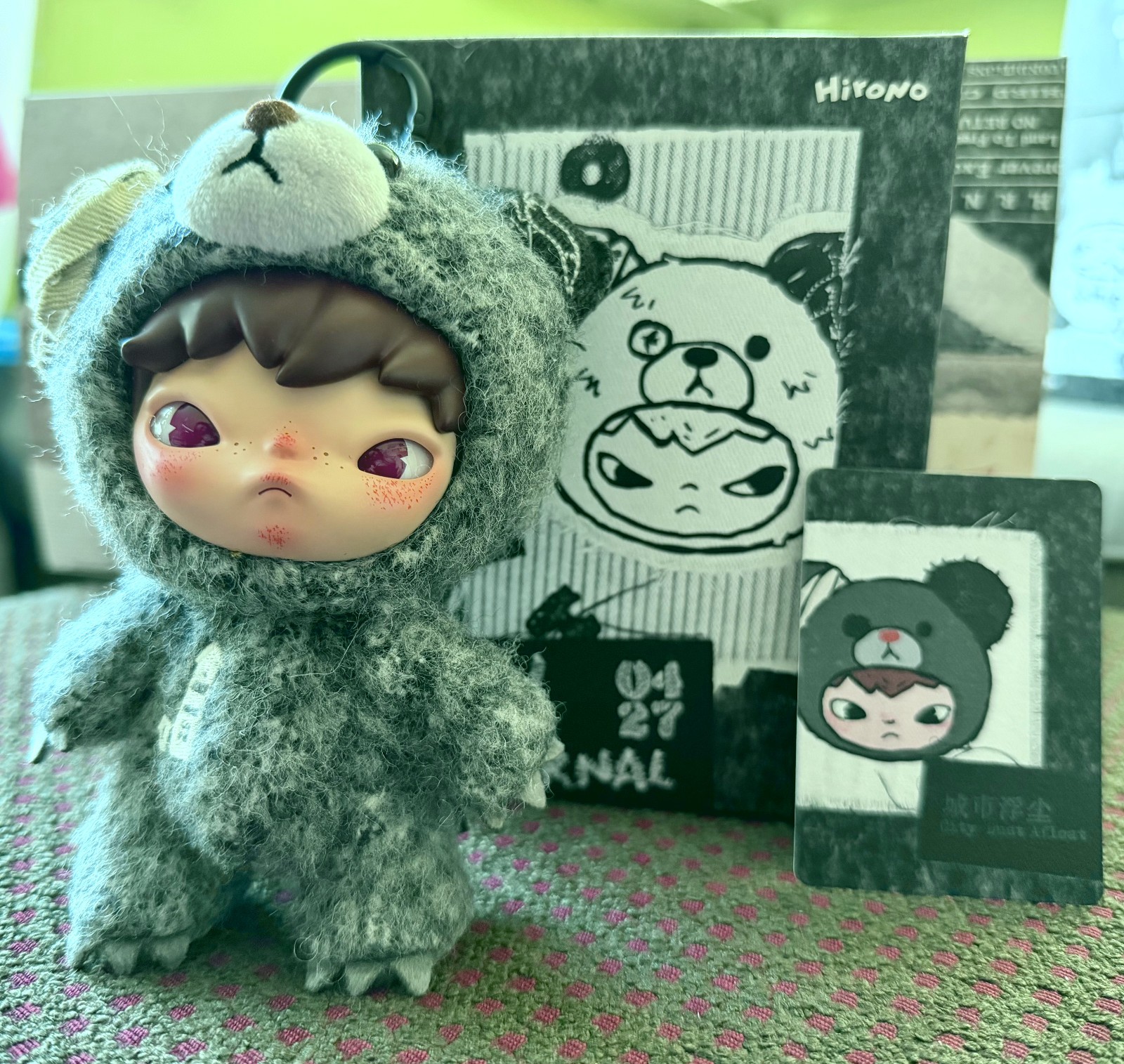 POP MART Hirono City Dust Afloat Road Journal Series Plush Pendant Figure w/ Box