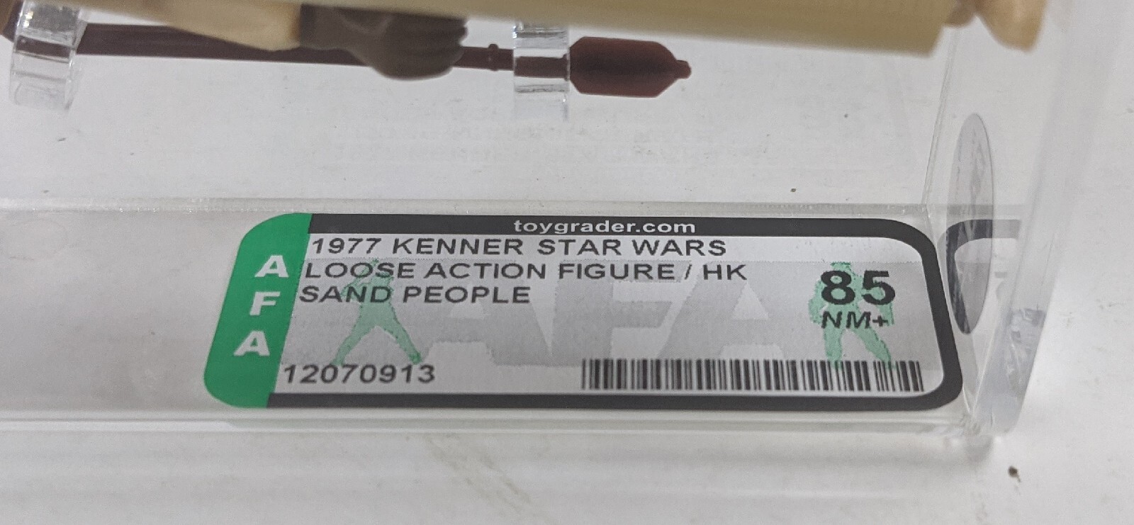 DEFECTIVE 1977 Loose Kenner AFA 85 Star Wars ANH Tusken Raider Sand Peop G3D