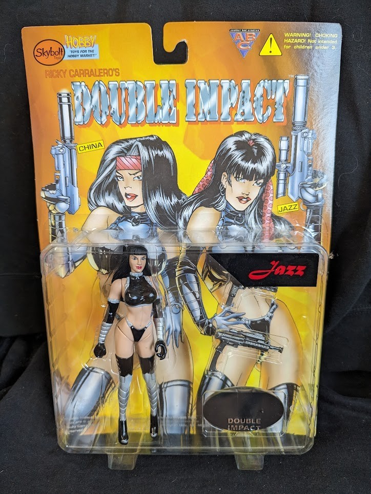 Ricky Carralero’s Double Impact Platinum Jazz 6″ Action Figure 1998 Skybolt Toyz