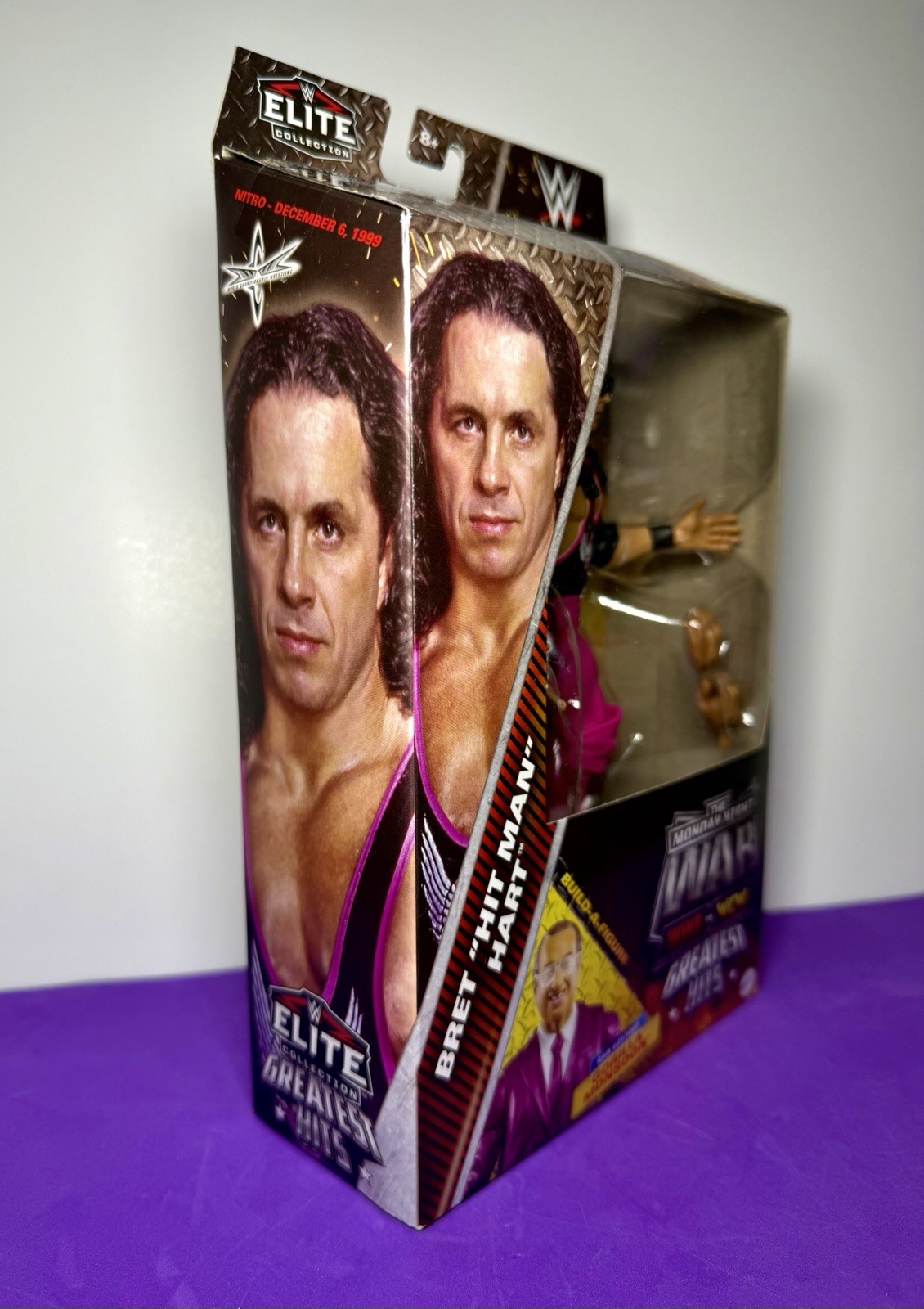 2025 WWE Elite Collection The Monday Night War: BRET “HIT MAN” HART (WCW 1999)