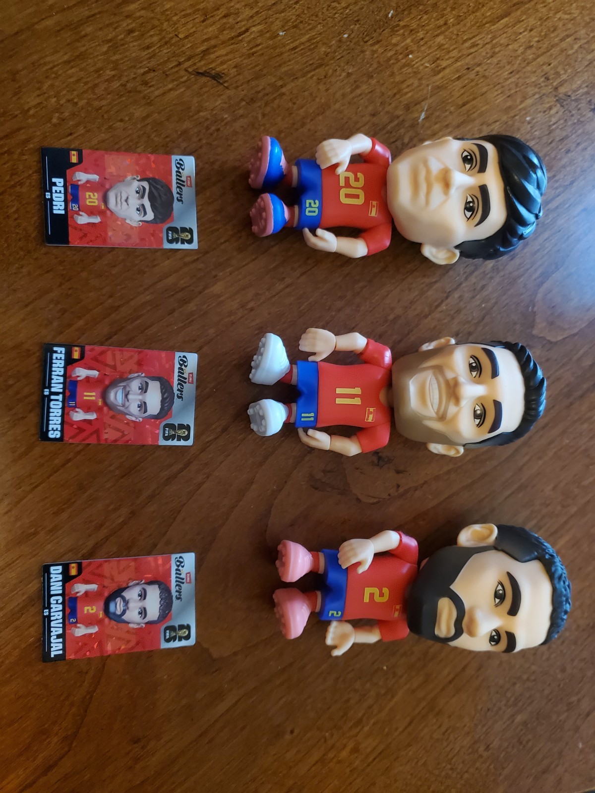 Zuru Ballers 2026 FIFA World Cup Soccer Team Spain. Set of 3
