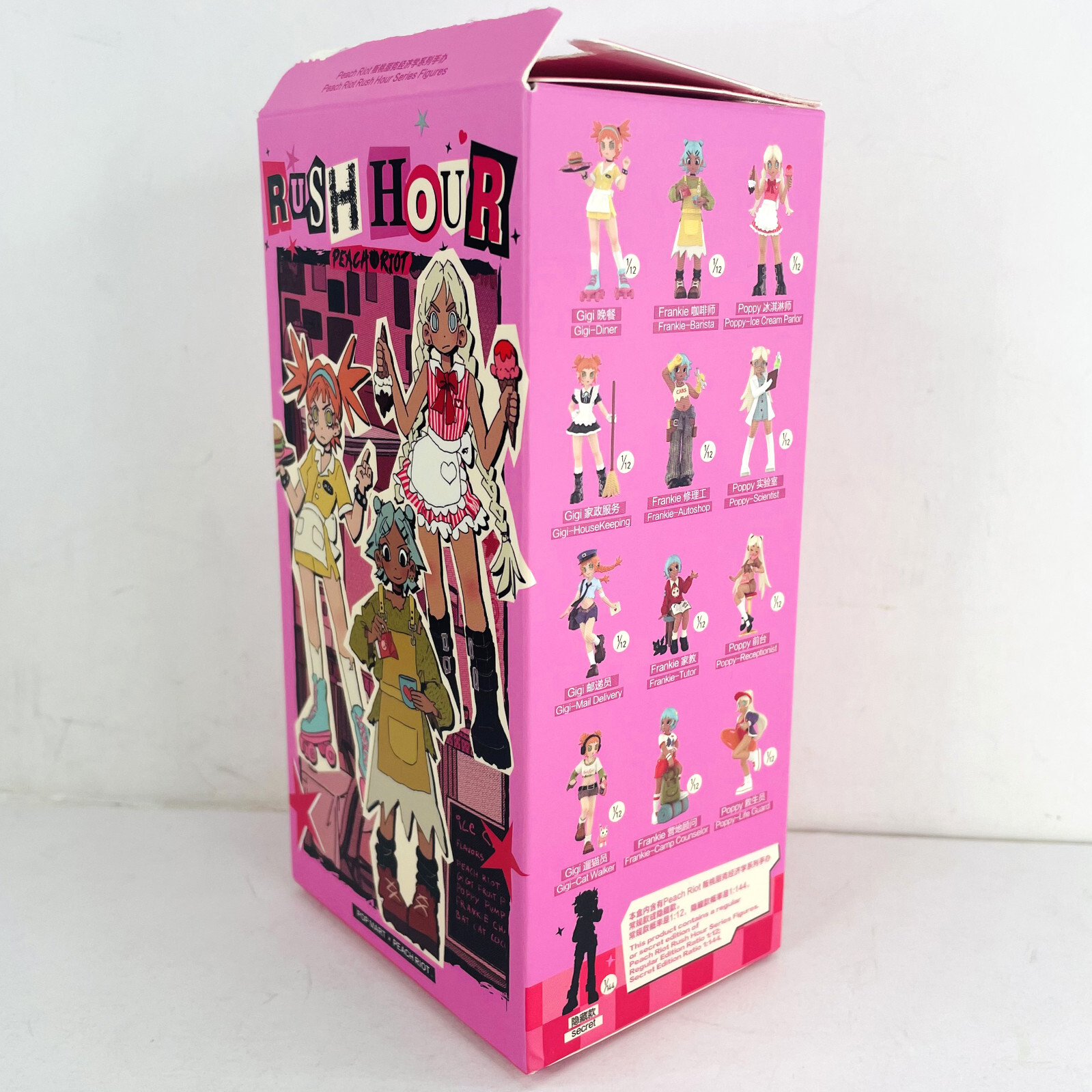 POP MART x Peach Riot Rush Hour Series Blind Box Confirmed Figure Toy Gift Doll