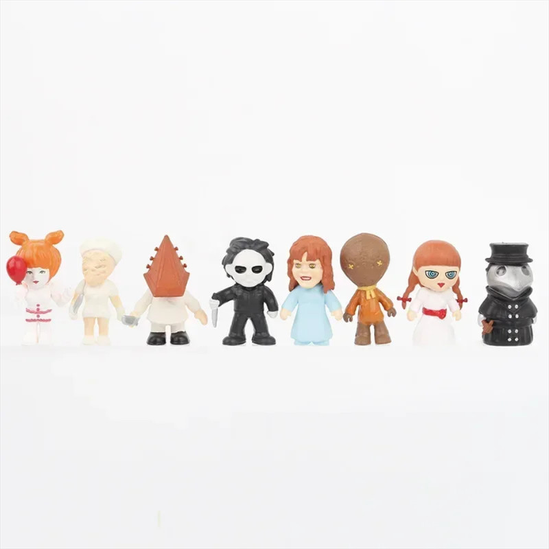 24Pcs/Set Horror Movie Characters V for Vendetta Chucky Freddy Jason Scary Saw