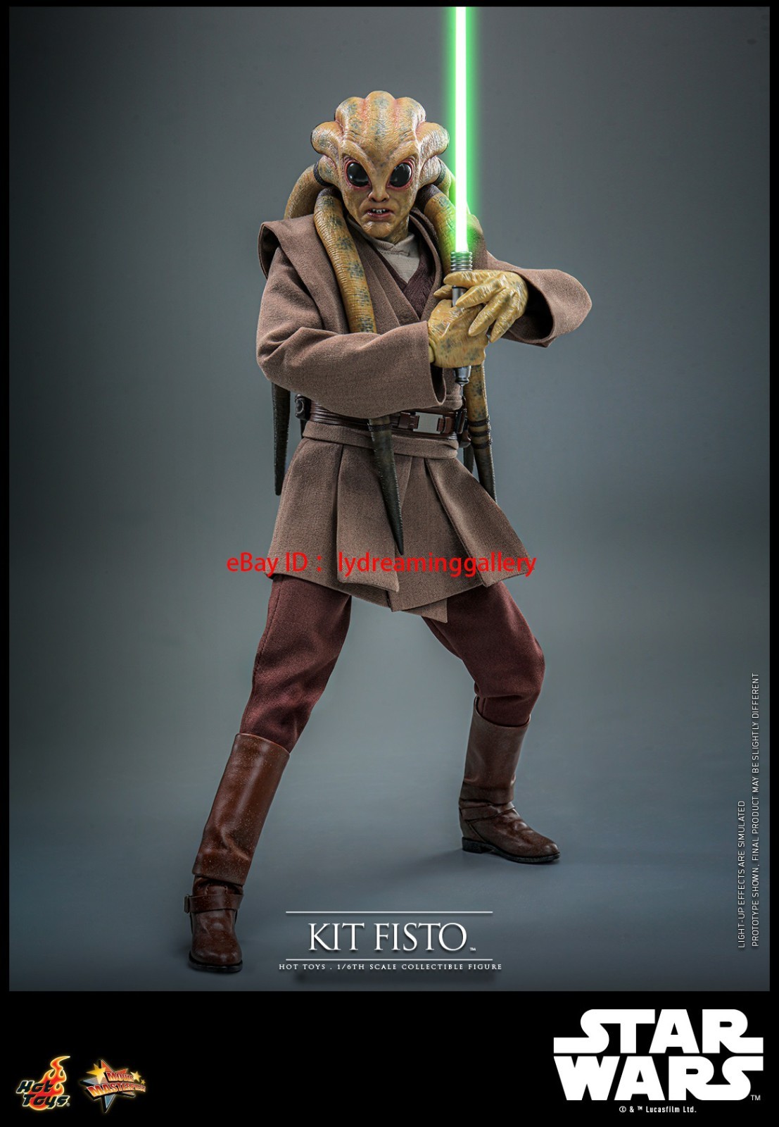 Hot Toys MMS751 Star Wars Kit·Fisto 1/6 Scale Limited Collectible Action Figure
