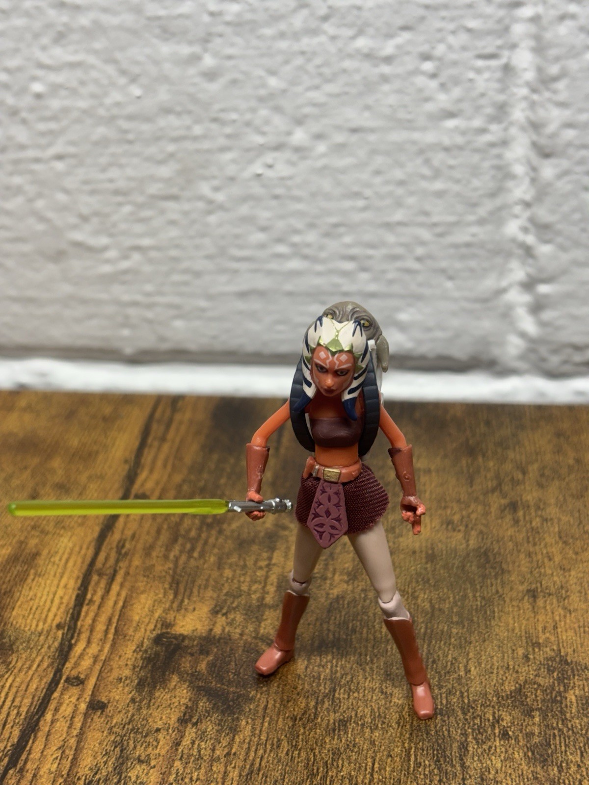 Star Wars 3.75 Clone Wars AHSOKA TANO w. Rotta