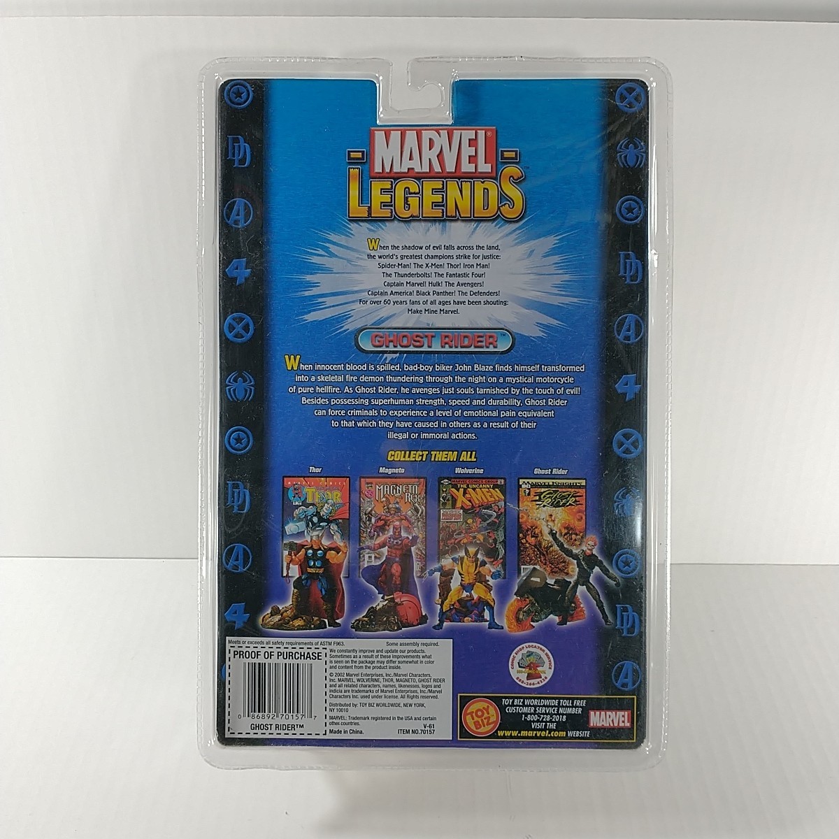 ToyBiz Marvel Legends Series III 3 Set Of 4 Ghost Rider Daredevil Wolverine Thor