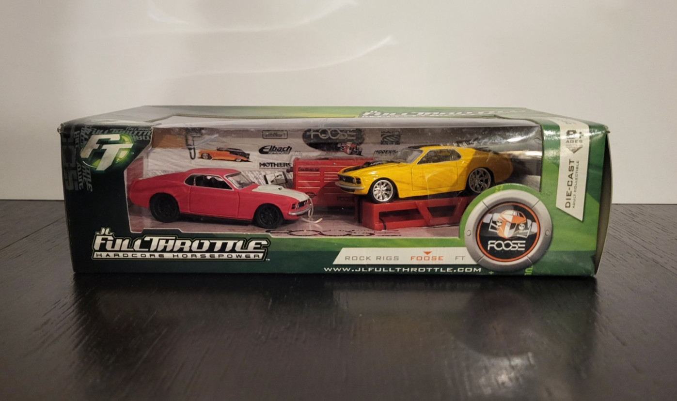 Ford Mustang Hardcore Horesepower 1:64 FOOSE Full Throttle MOC NEW 2 Pack
