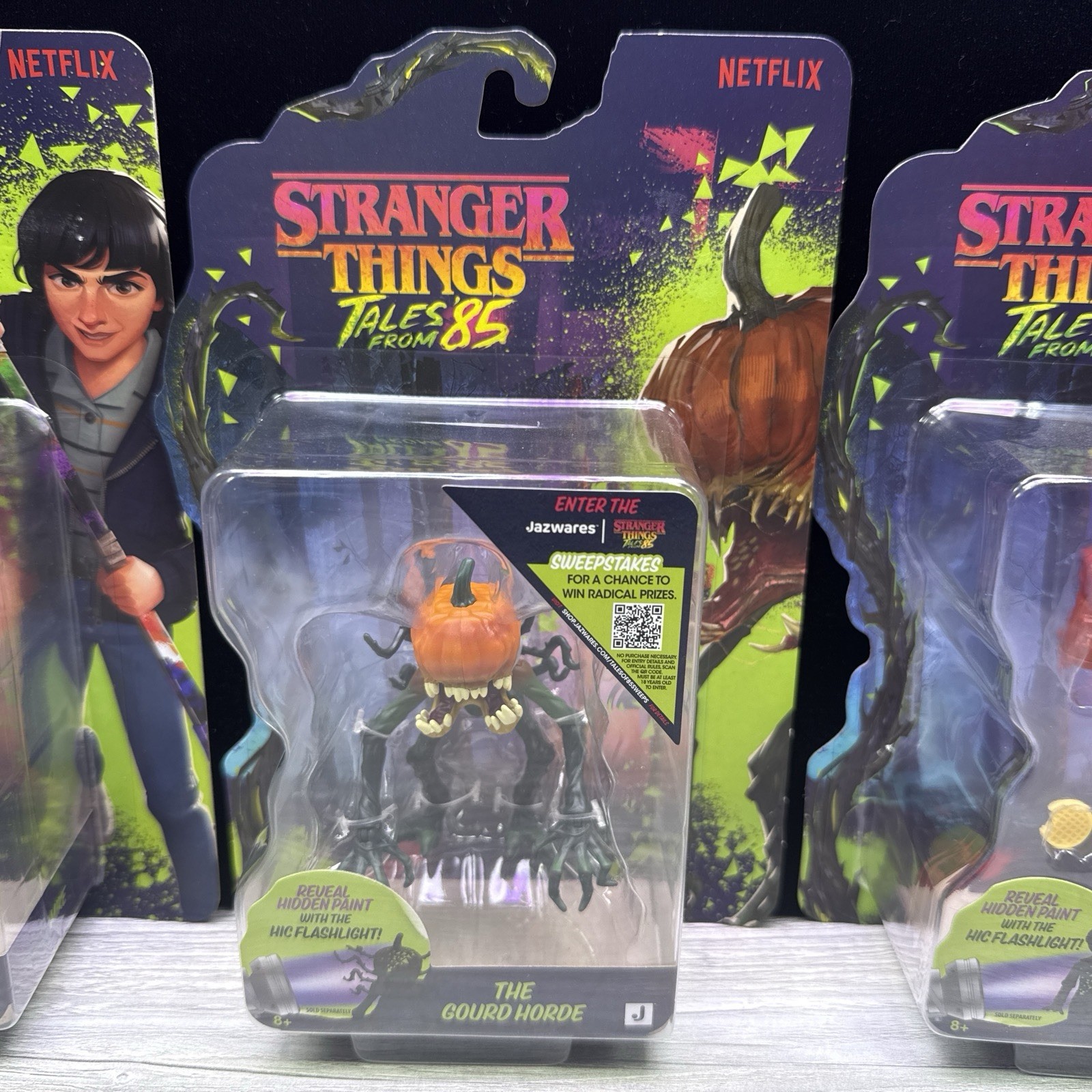 Stranger Things Tales From ’85 Jazwares Eleven Mike The Gourd Horde Lot of 3 New