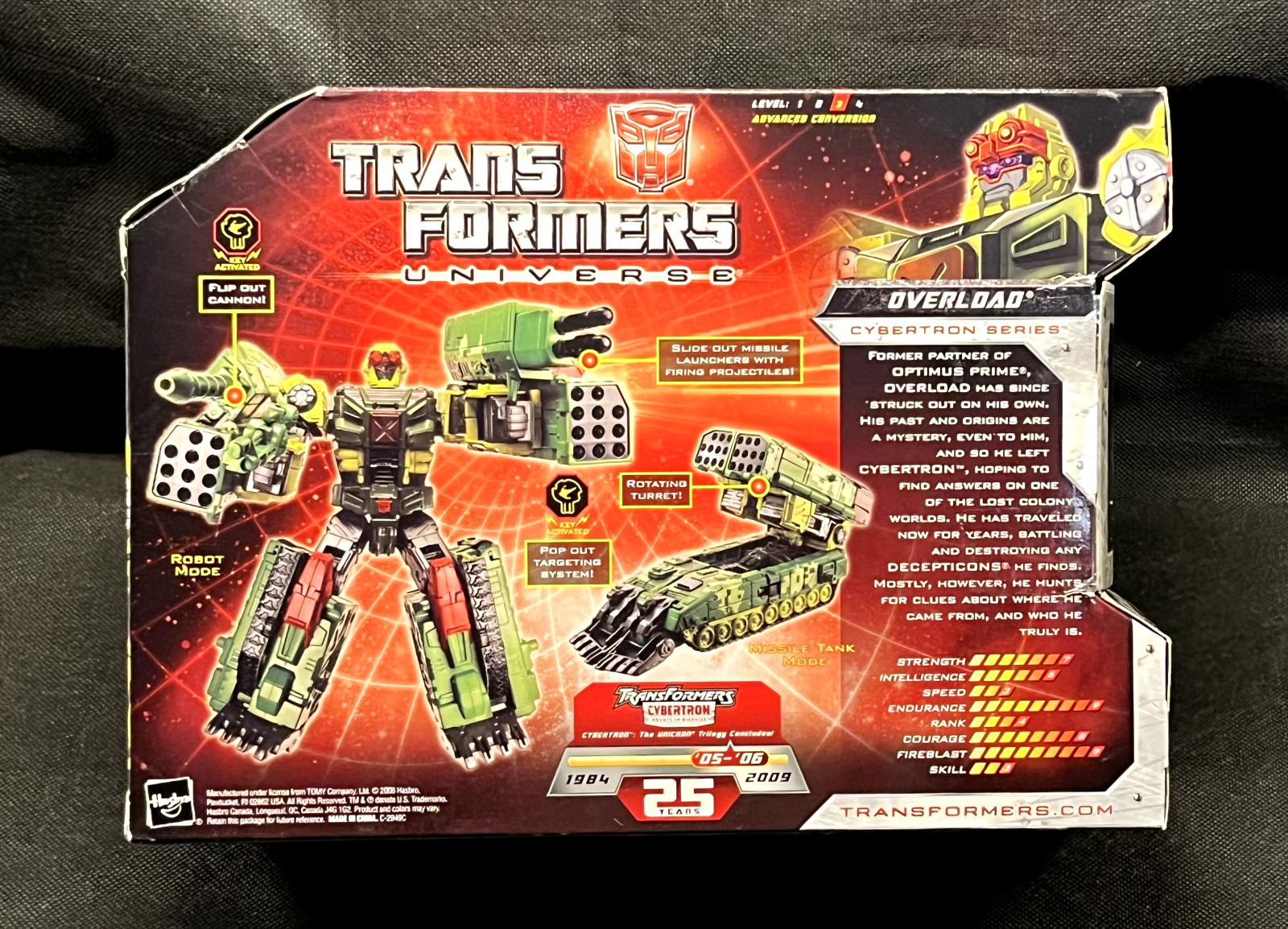 Transformers Universe 25th Anniversary OVERLOAD Voyager Class
