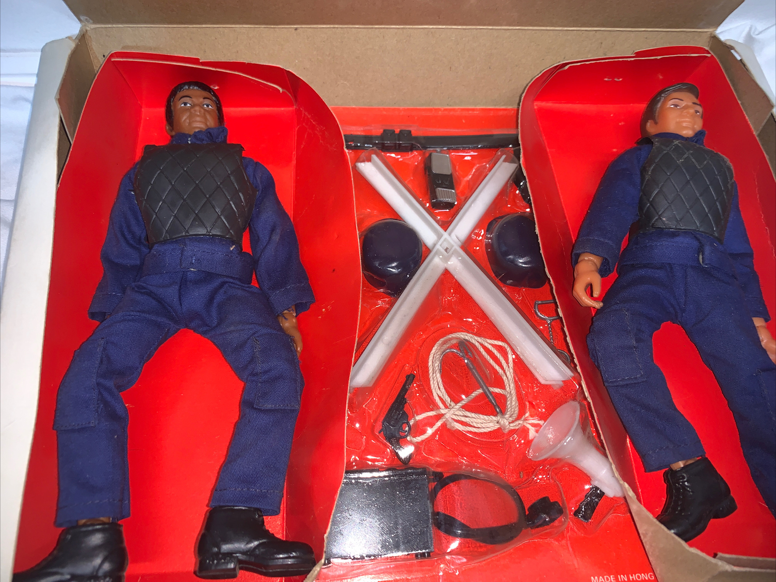 Vintage ACTION FIGURES MIB SWAT S.W.A.T Two pack Gift Set Rare