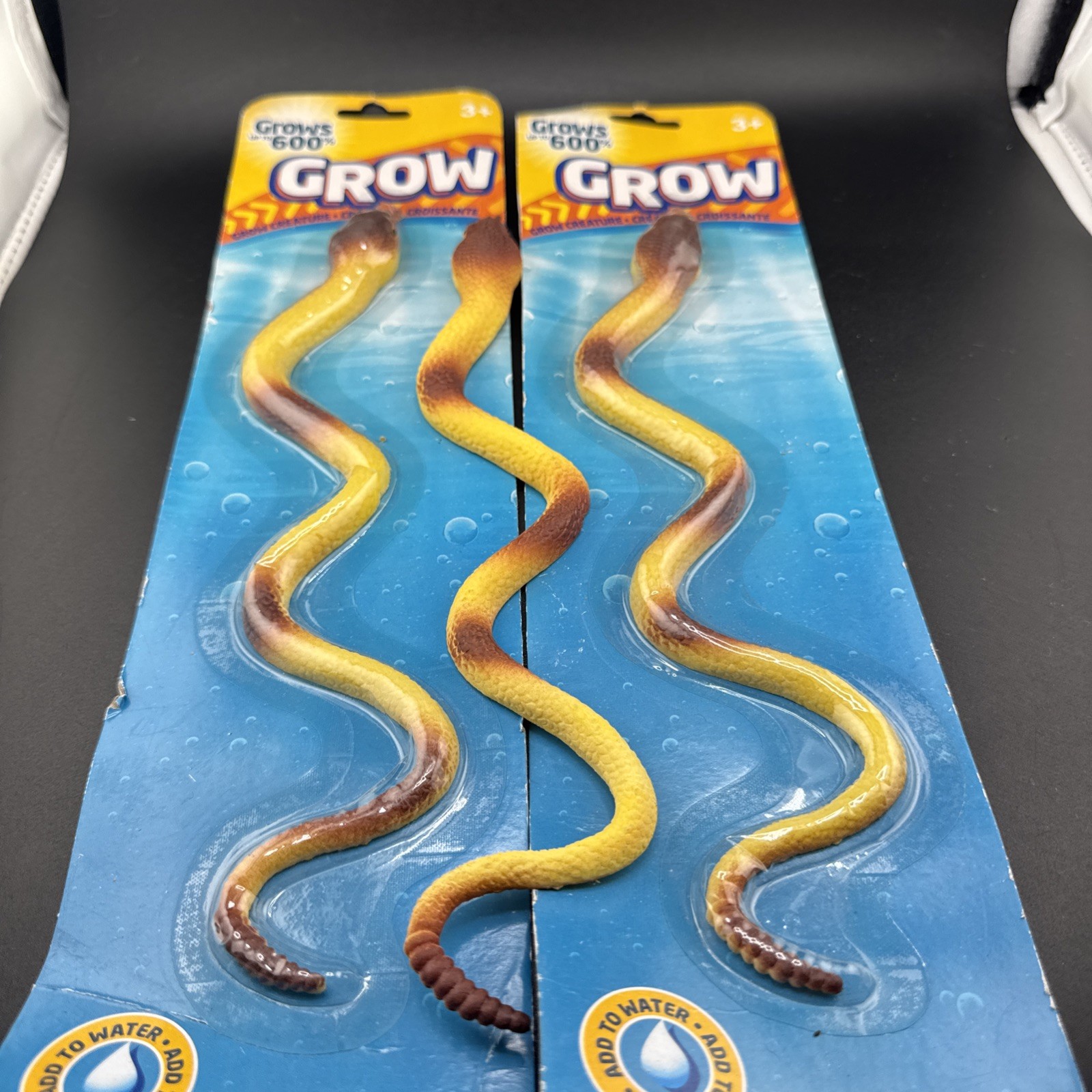 Grow CREATURES Growing REPTILES 9 in. “GROWS Up To 600% Snake Lot Of 3 📦
