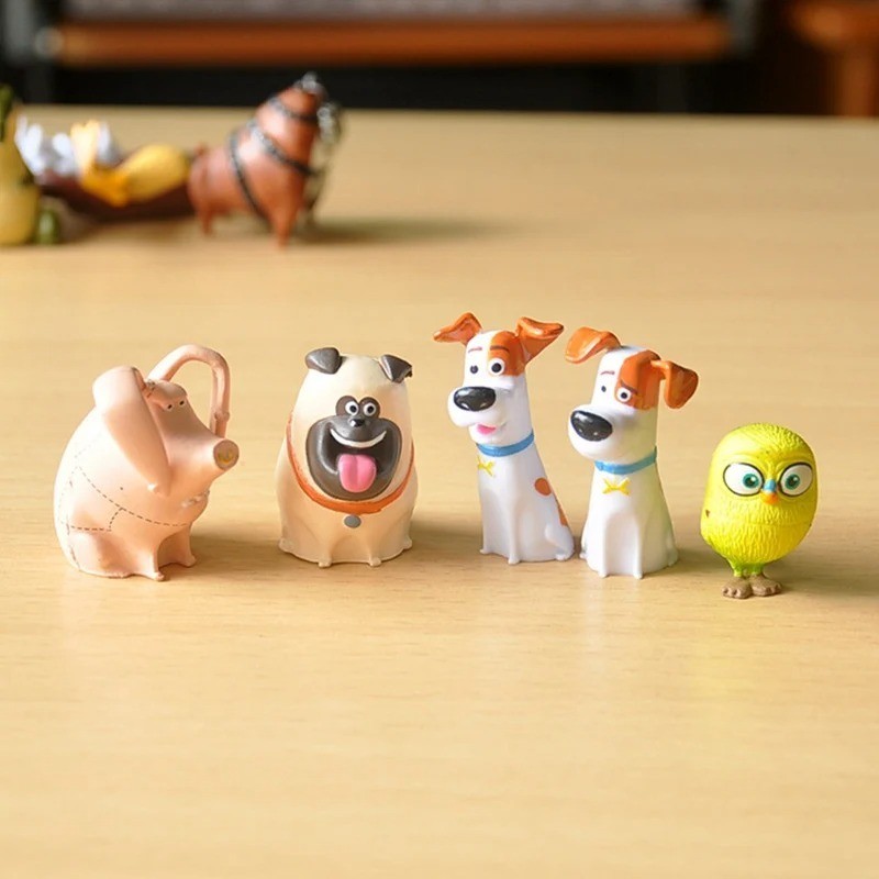 14pcs Secret Life of Pets PVC Figures – Rabbit, Dog, Cat Action Toys Xmas Gift