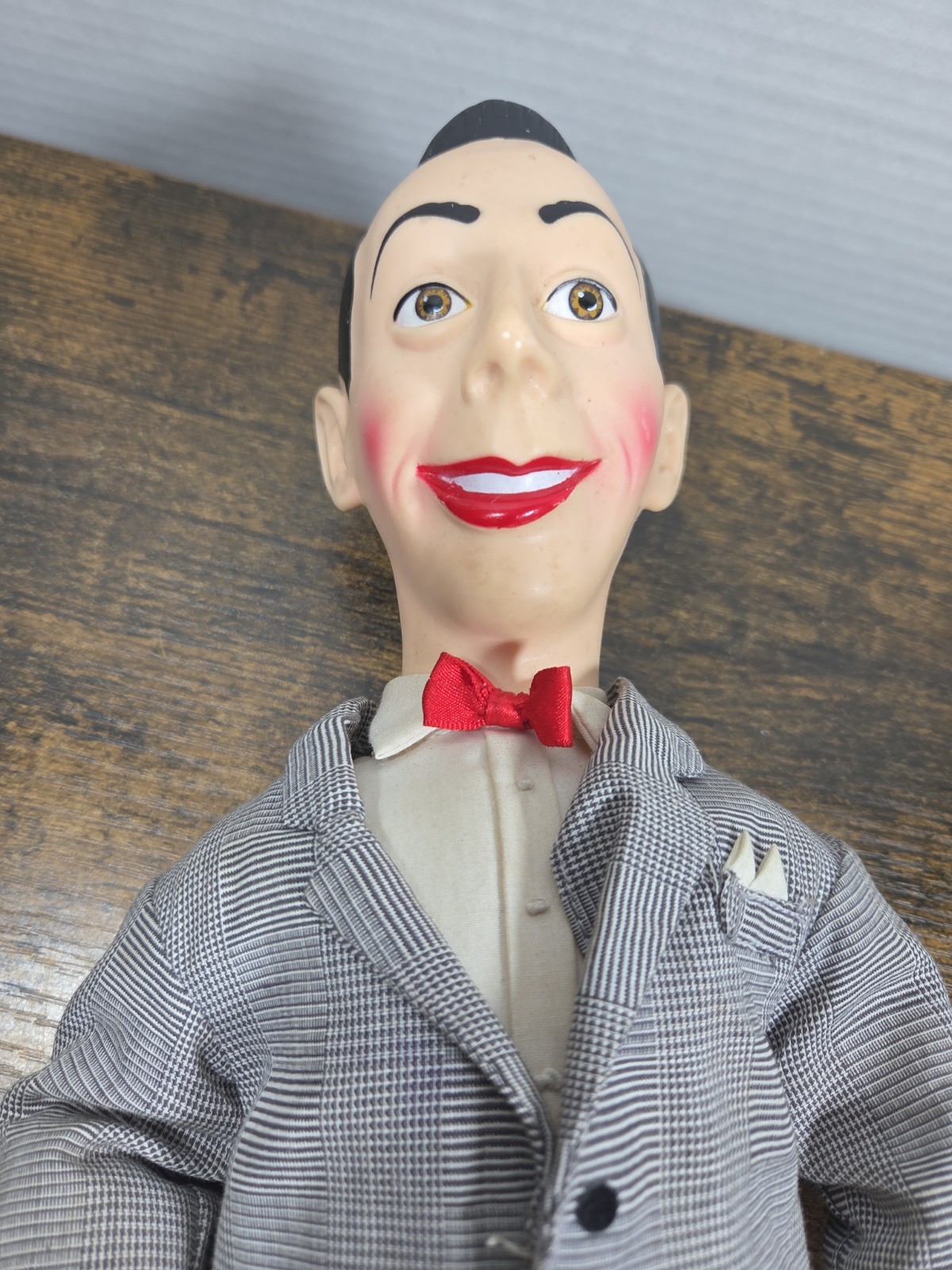 Vintage 1987 Matchbox Toys Pee-Wee Herman Talking Pull String Doll Still Works